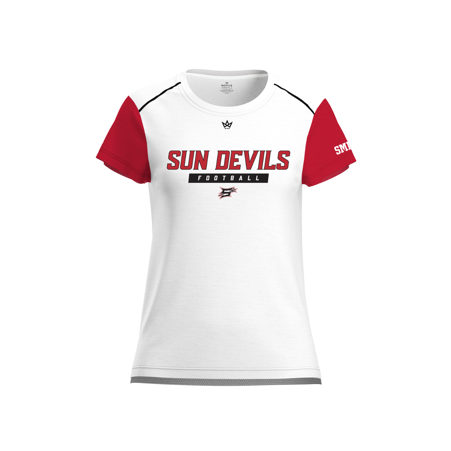 SARASOTA SUN DEVILS FOOTBALL WOMEN'S AURA TEE
