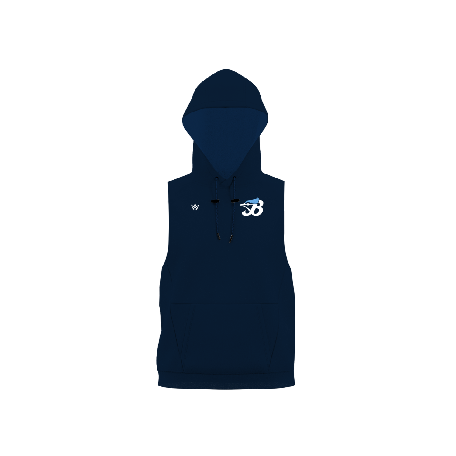 JAYBIRD BASEBALL SUB PERFORMANCE FLEECE SLEEVELESS HOODIE