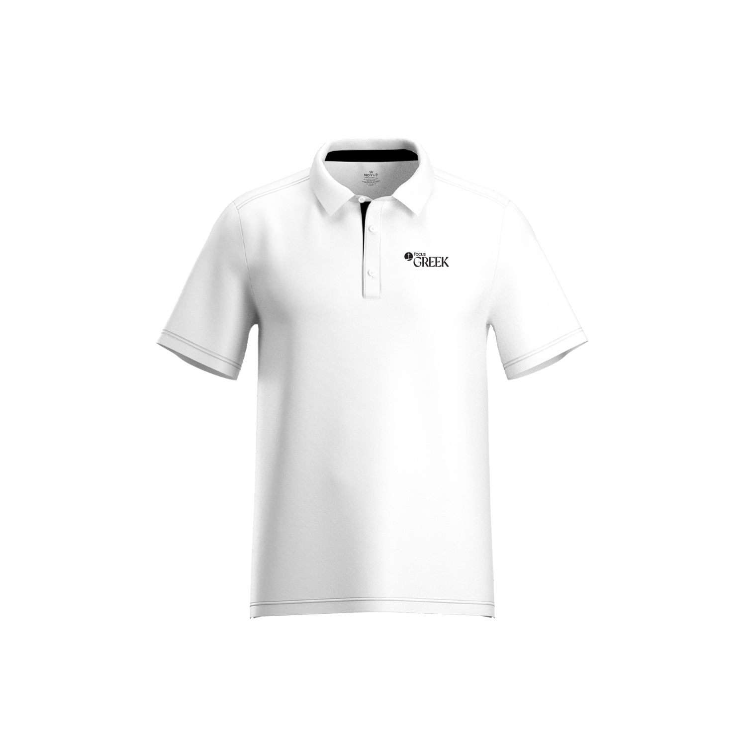 FOCUS GREEK SUB PERFORMANCE POLO - WHITE