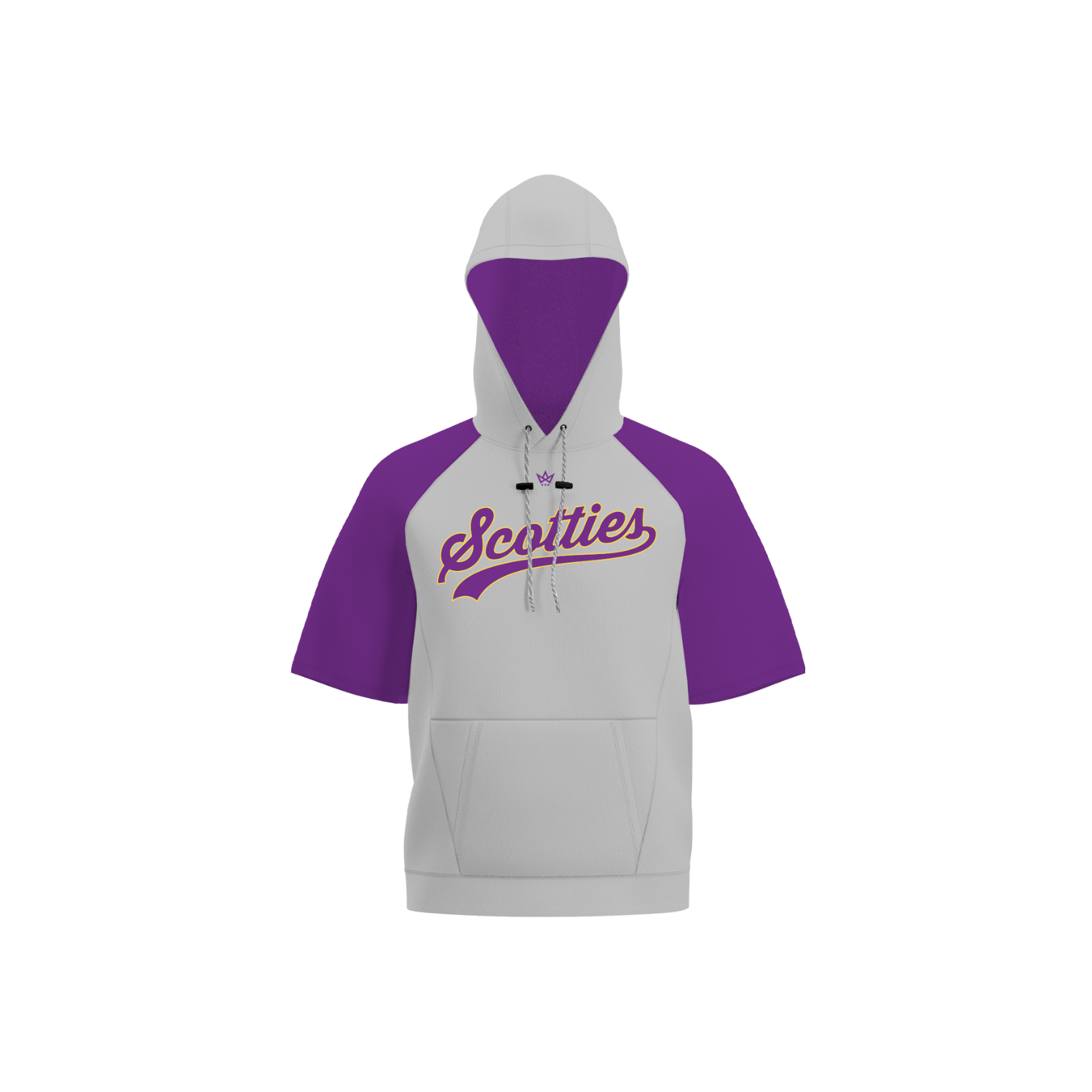 BALLSTON SPA BASEBALL SUB PERFORMANCE FLEECE SS HOODIE