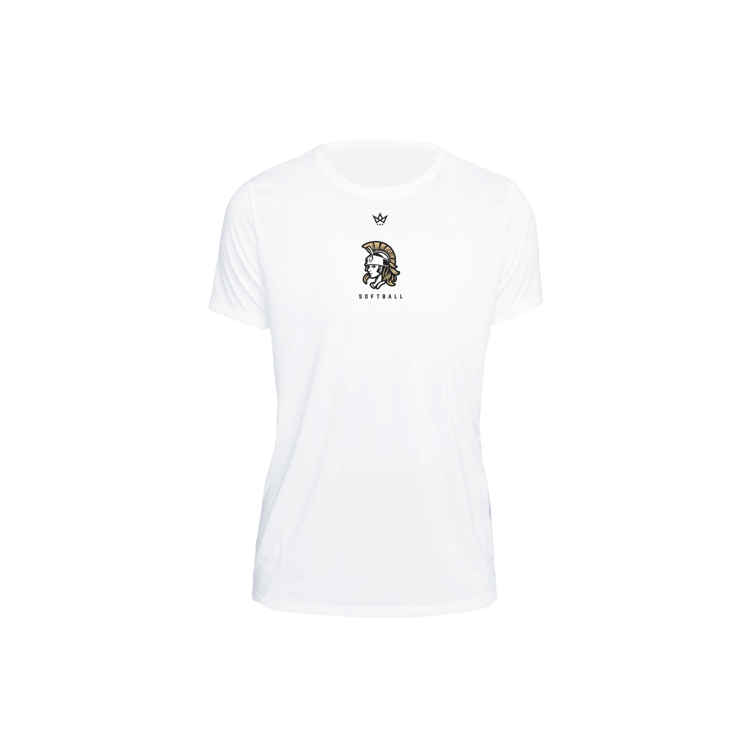 VICTORY SOFTBALL WOMEN'S PERFORMANCE SS TEE - WHITE
