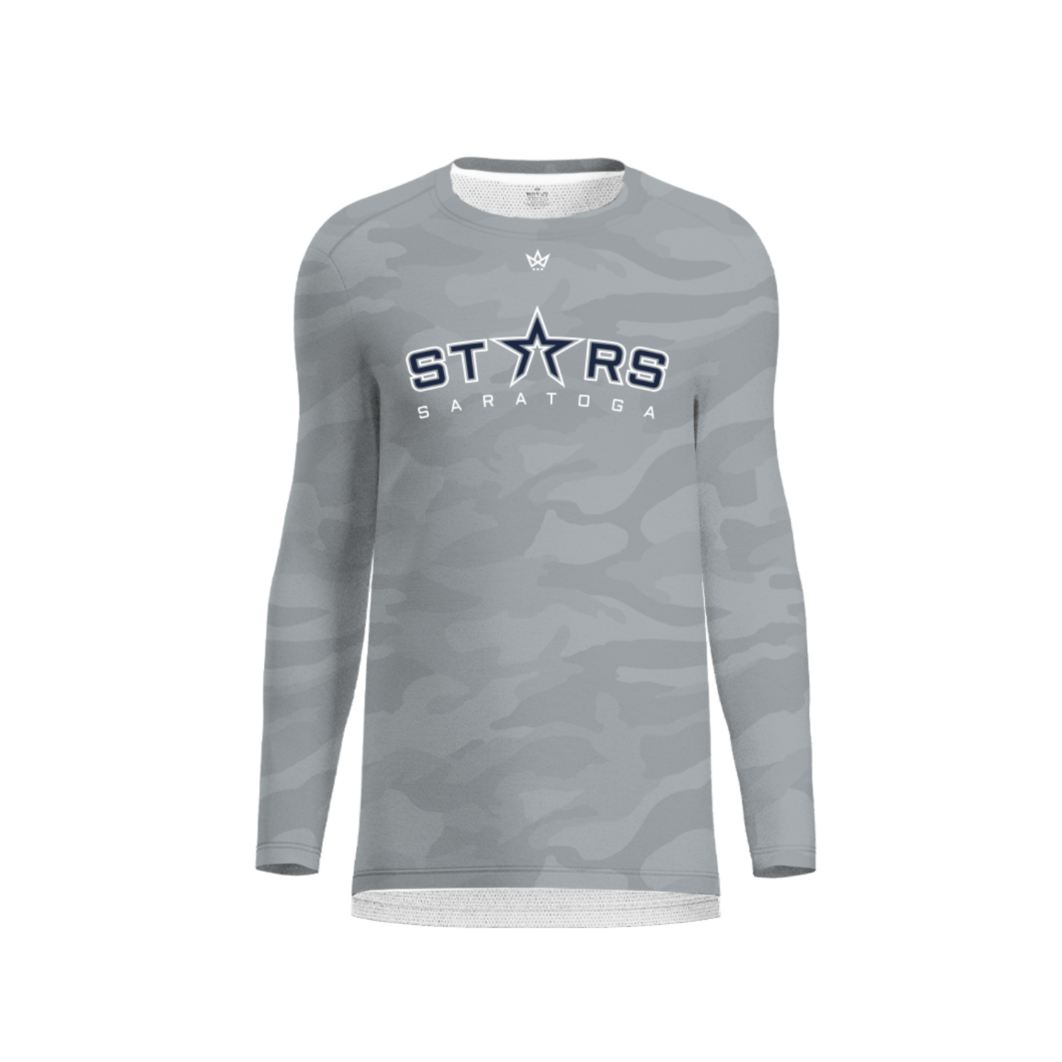 SARATOGA STARS AURA LS [GREY CAMO]