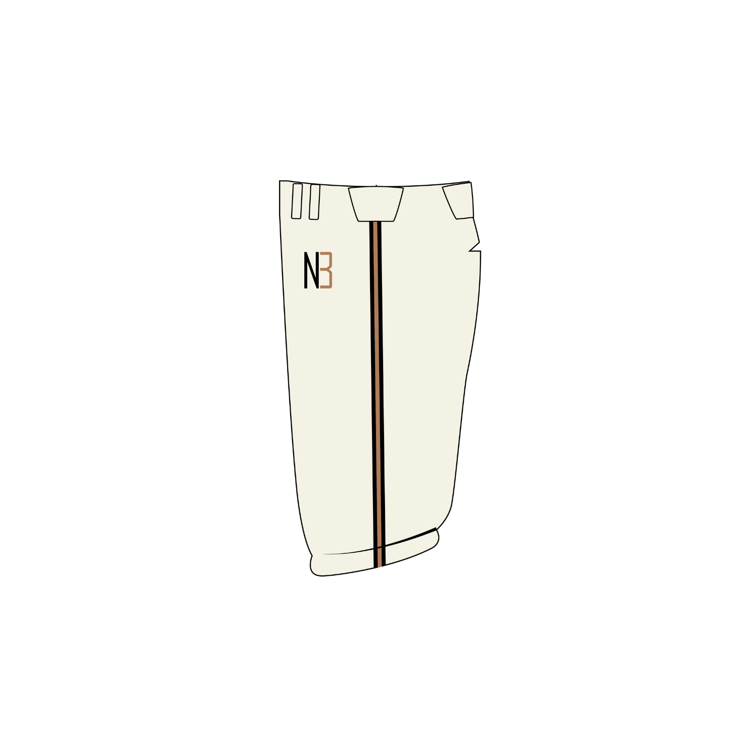 NOMADIC BASEBALL '26 SUMMER BASEBALL VENTUS KNICKER PANT - CREAM