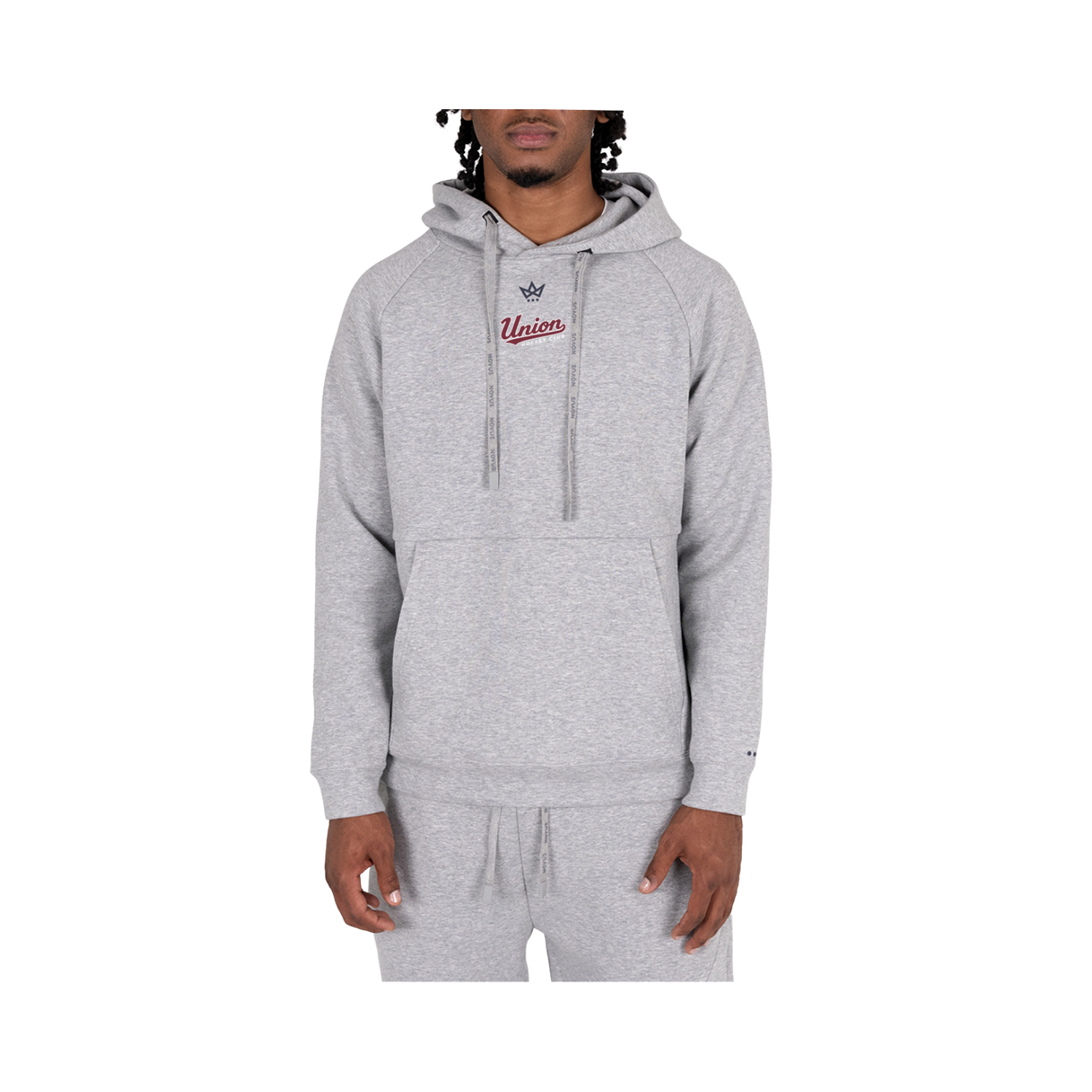 UNION HOCKEY CLUB ROYALKNIT HOODIE - STERLING HEATHER