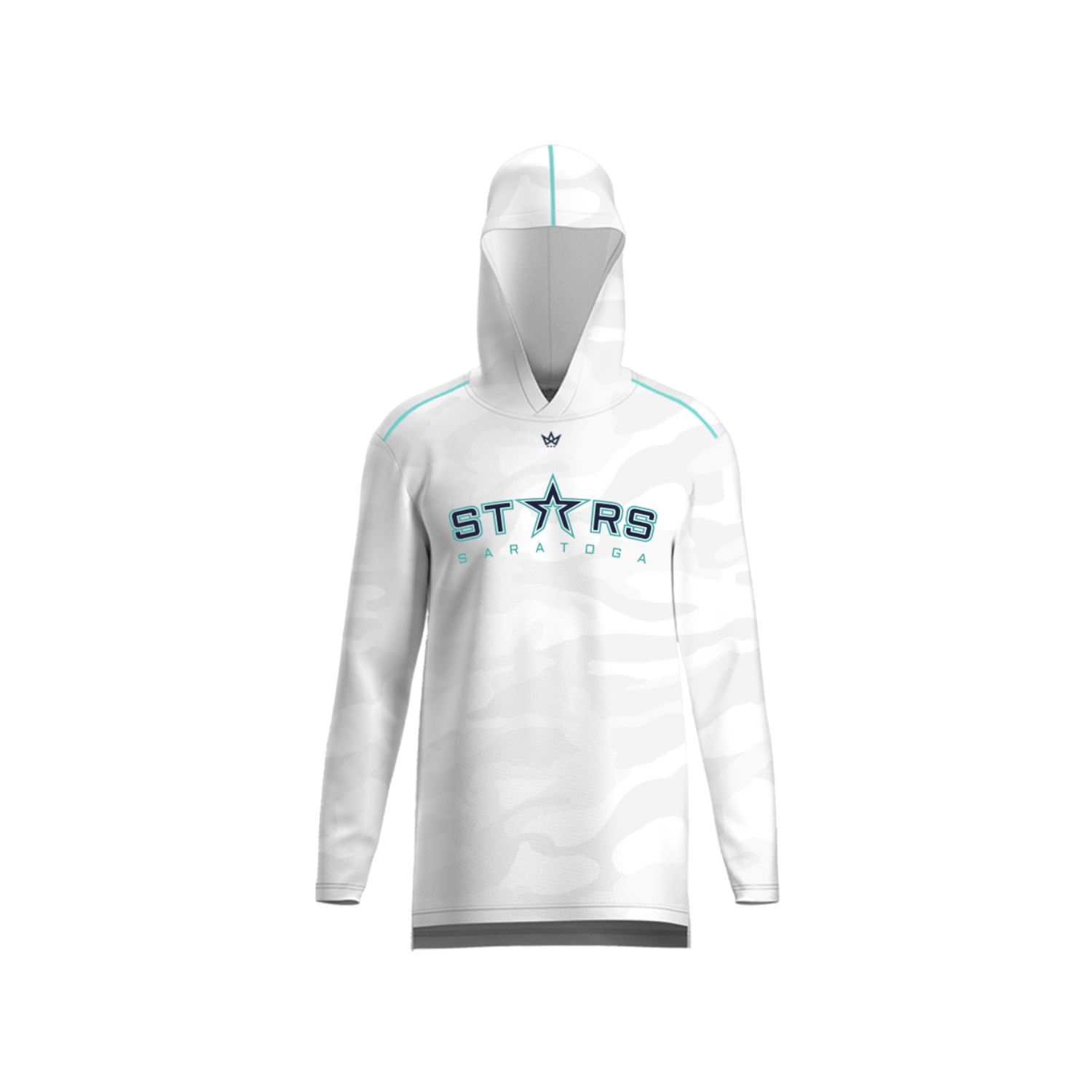 SARATOGA STARS AURA LS HOODIE [WHITE CAMO]
