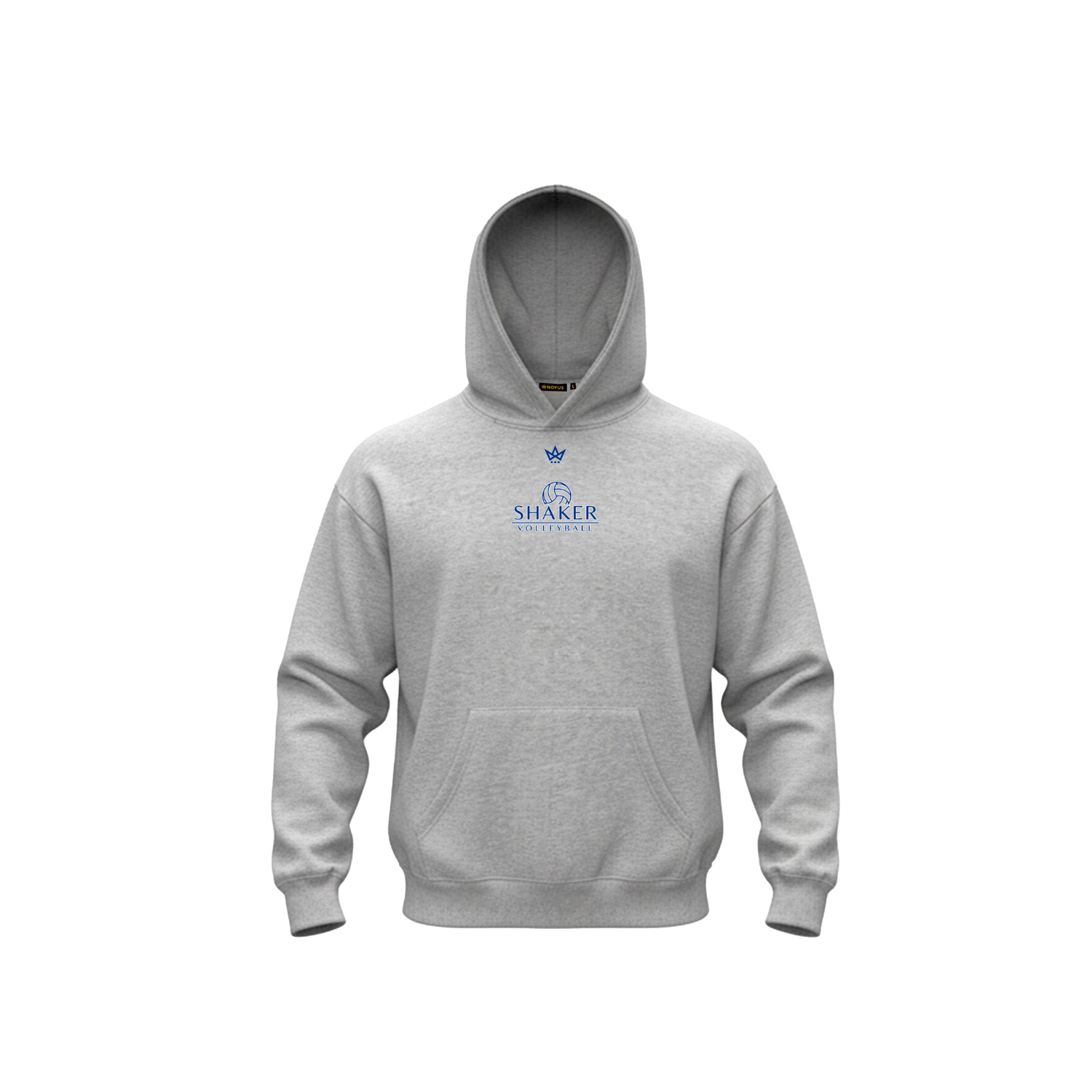 SHAKER GIRLS VOLLEYBALL ACCESS COTTON FLEECE HOODIE [GREY]