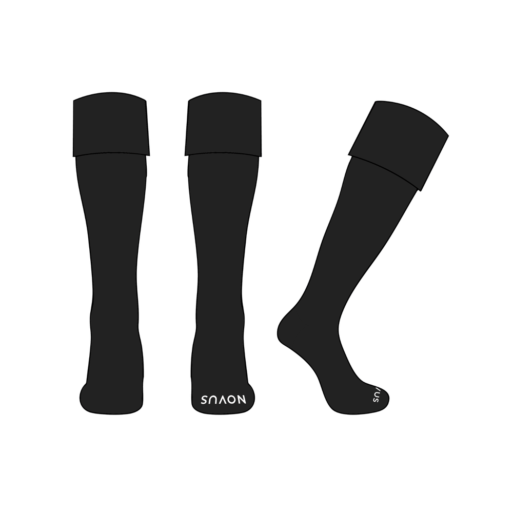 CAPITAL CITY FC CUSTOM SOCCER SOCK - SOLID  [BLACK]
