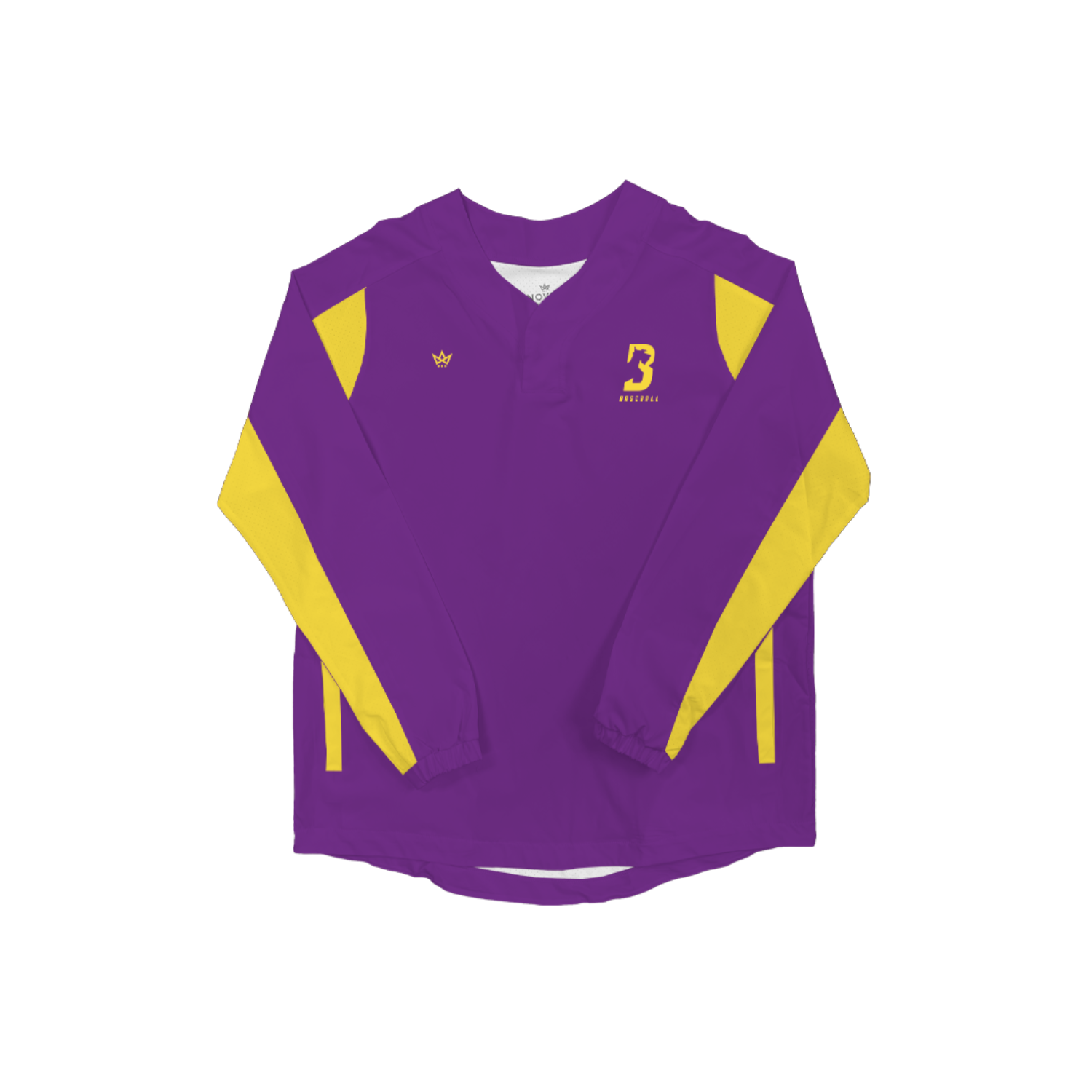 BALLSTON SPA BASEBALL VENTUS 2.0 LS SNAPJACKET - PURPLE