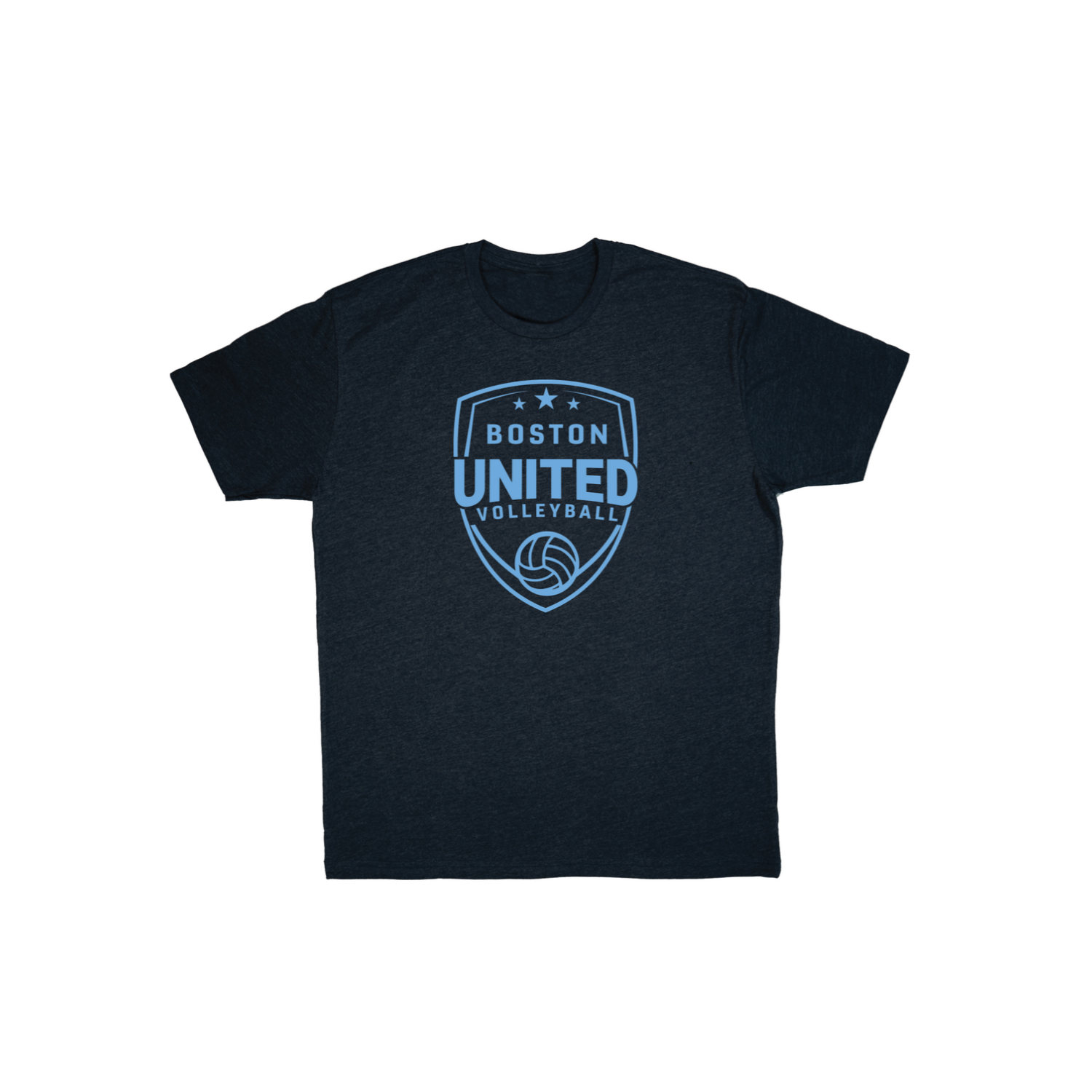 BOSTON UNITED BOYS BASIC COTTON SS TEE [NAVY]