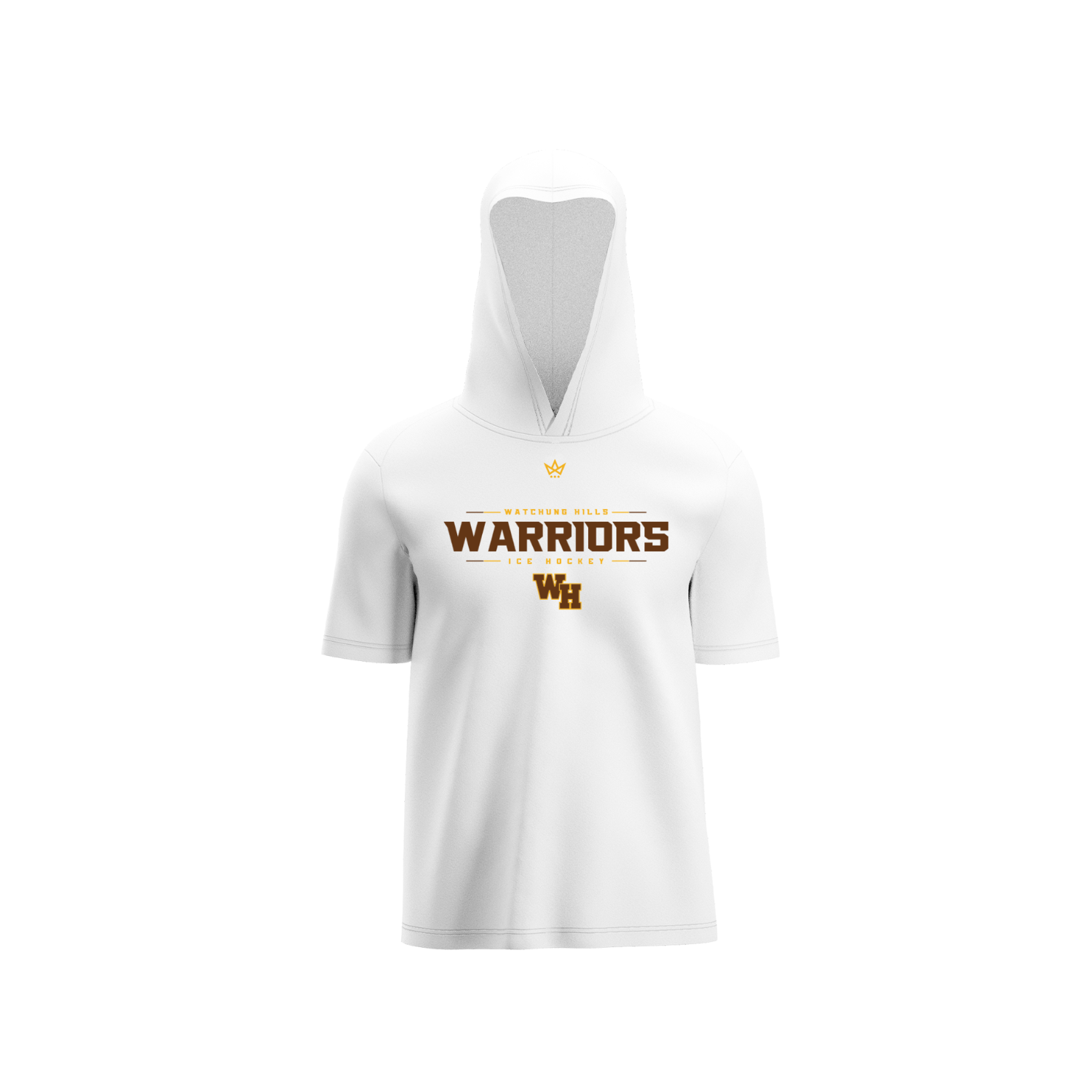 WATCHUNG HILLS HS HOCKEY PERFORMANCE SS HOODIE [WHITE]