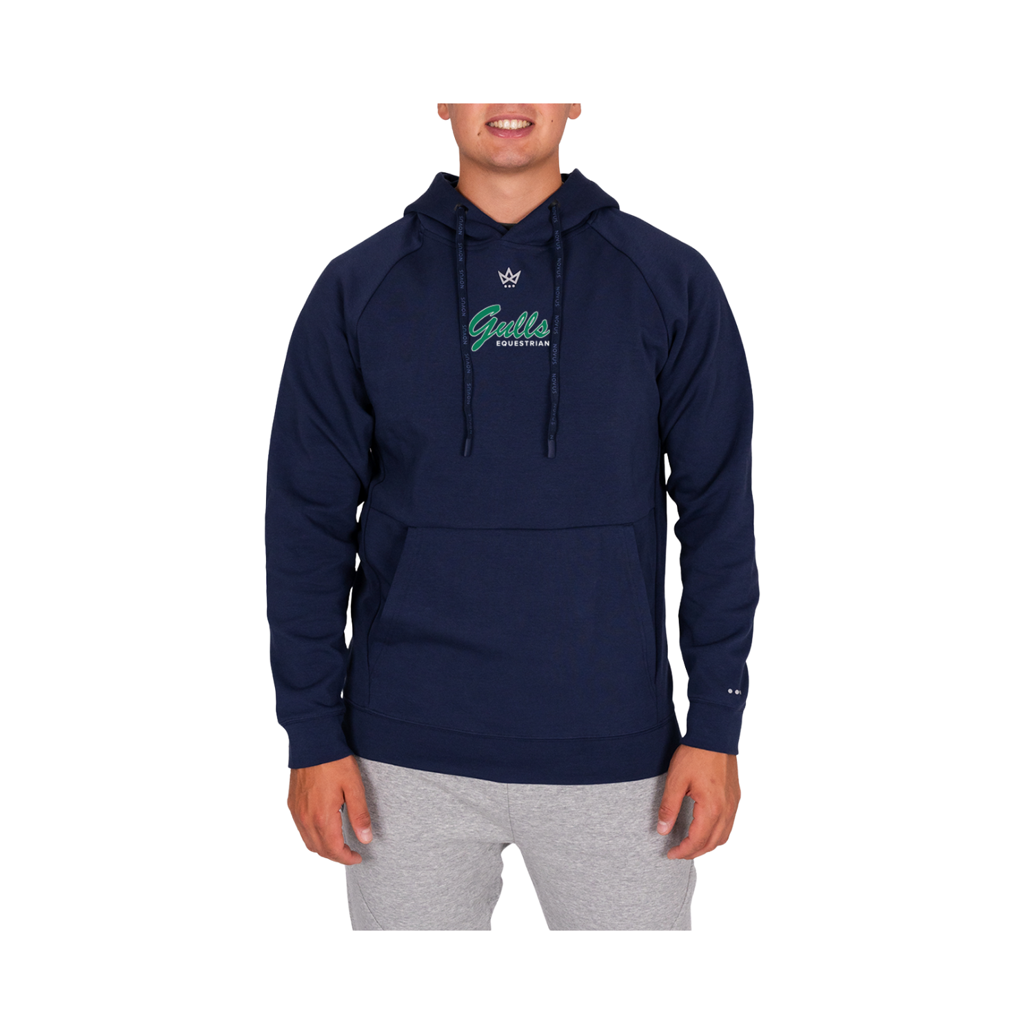 ENDICOTT EQUESTRIAN ROYALKNIT HOODIE - NAVY