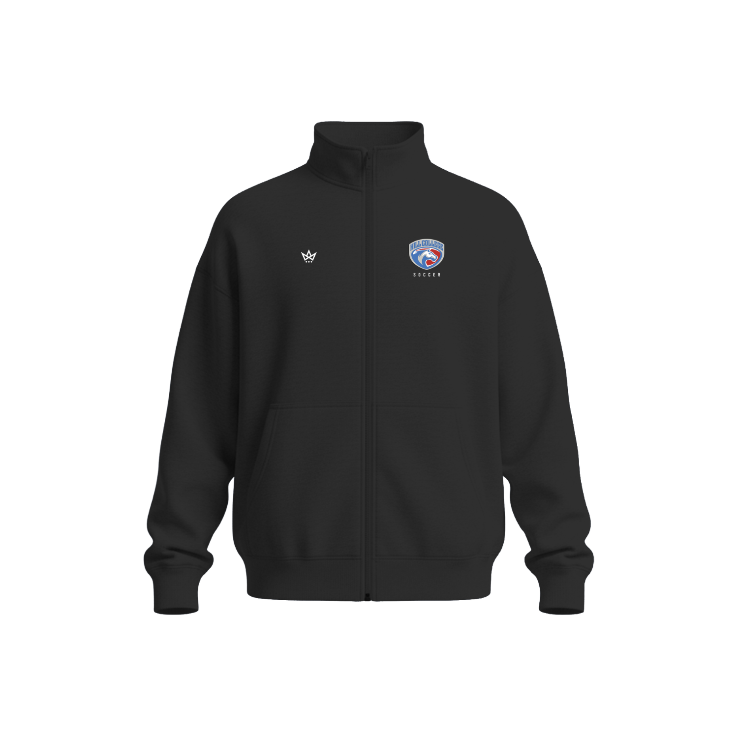 HILL COLLEGE REBELS SOCCER ACCESS COTTON FLEECE TRACK JACKET