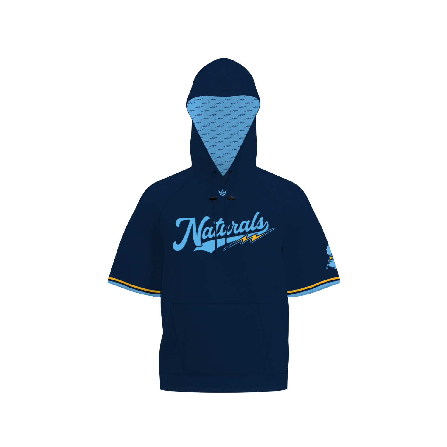 GARDEN STATE NATURALS 2026 SUB PERFORMANCE FLEECE SS HOODIE [BASEBALL]