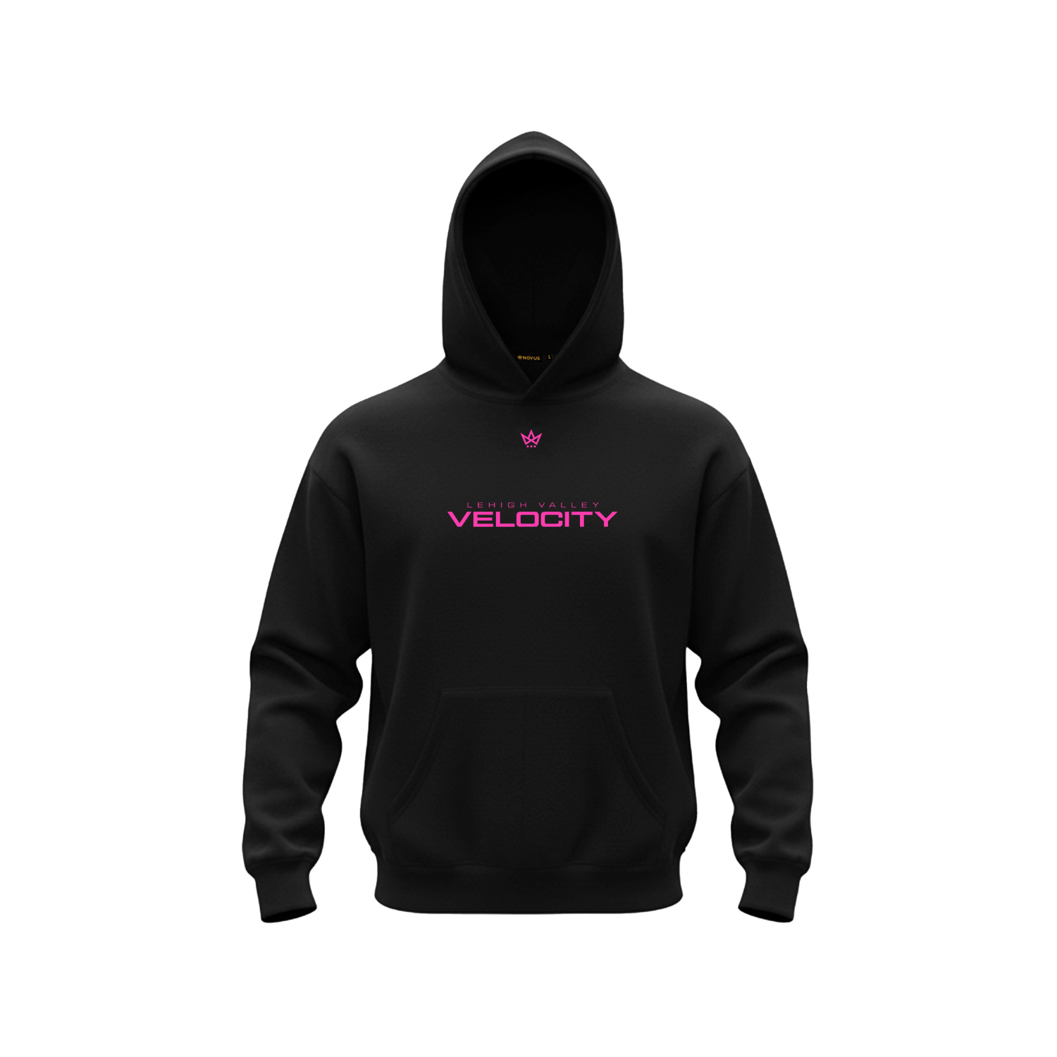 VELOCITY LV COACHES ACCESS COTTON FLEECE HOODIE [BLACK]