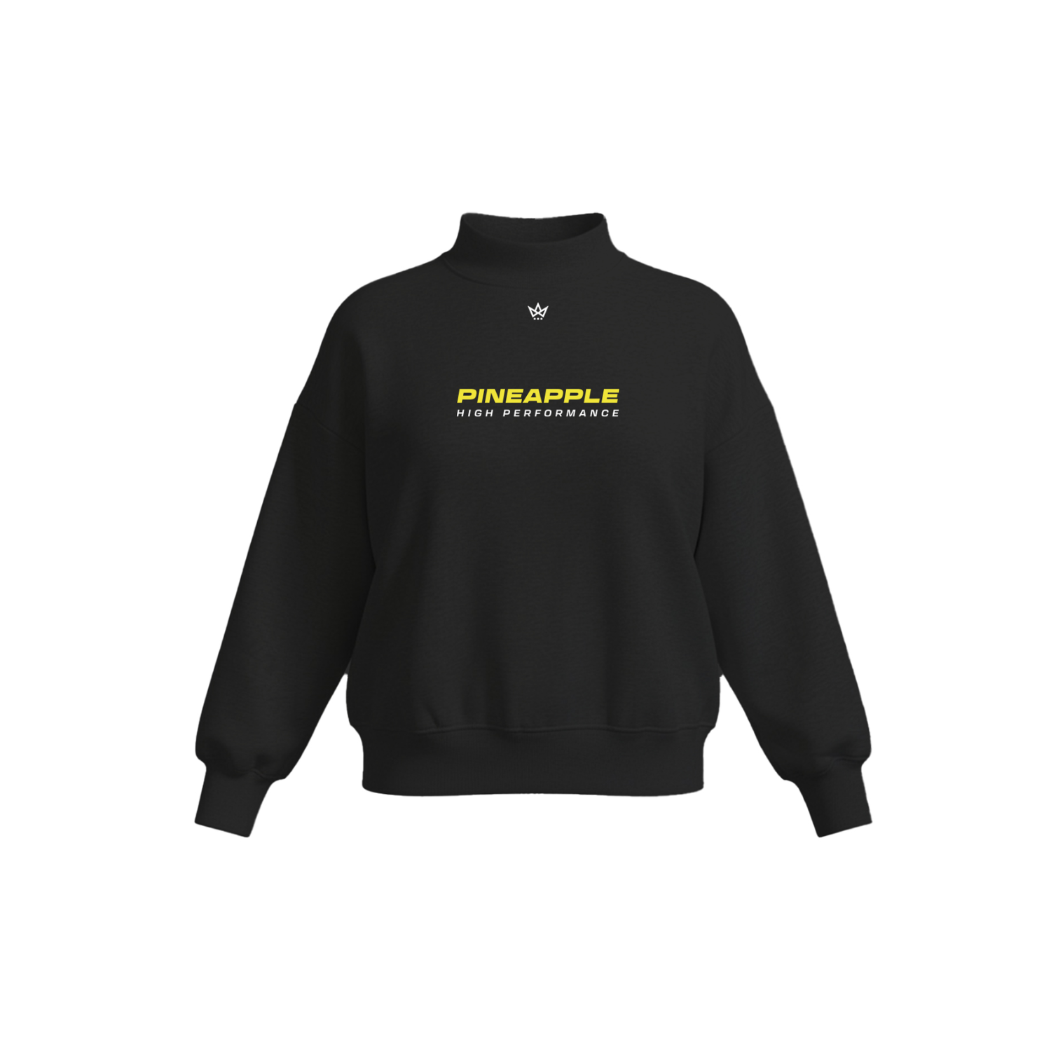 PINEAPPLE HP COACHES WOMEN'S COTTON FLEECE MOCKNECK
