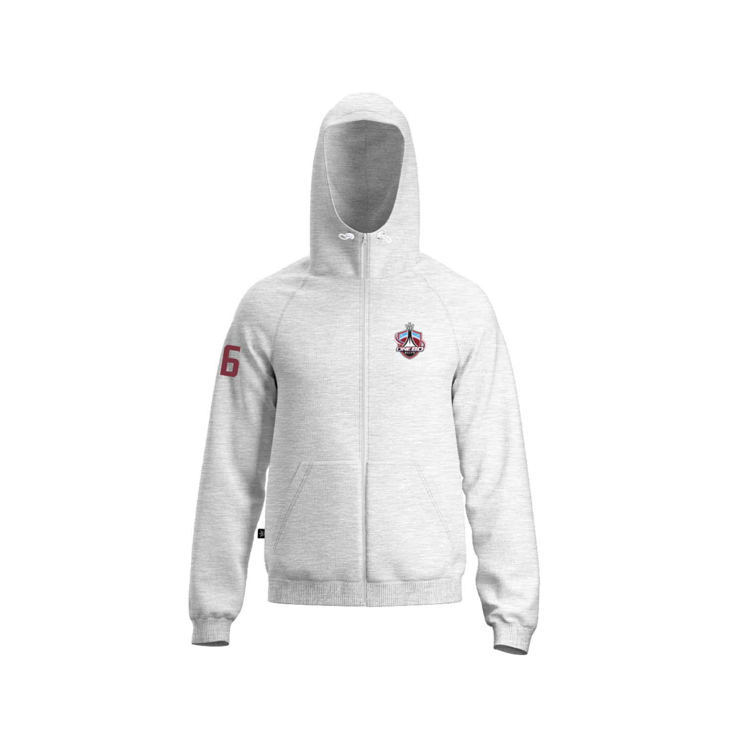 ONE80 ELITE VOLLEYBALL CLUB COTTON FLEECE FULL-ZIP HOODIE