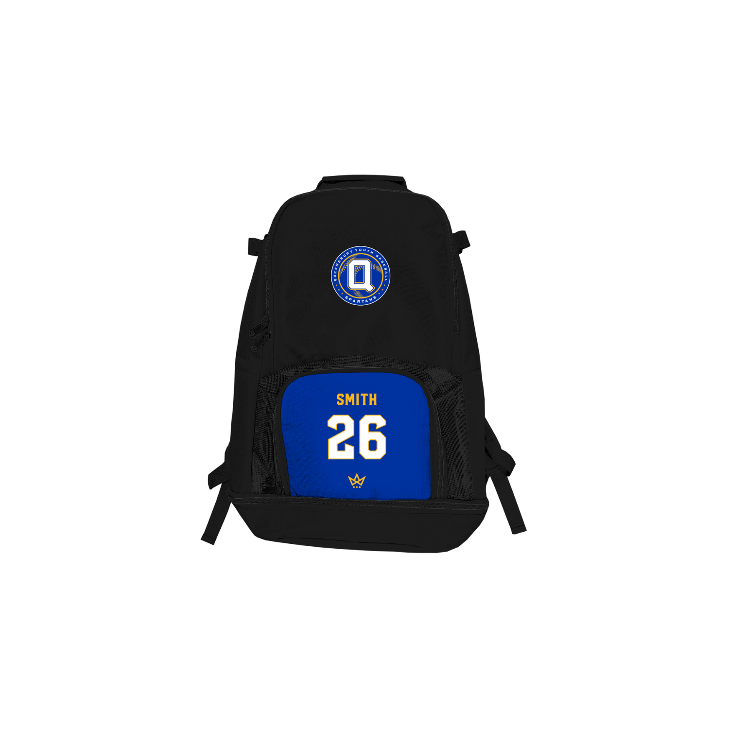 QUEENSBURY YOUTH BASEBALL & SOFTBALL GAMEDAY BACKPACK - BASEBALL