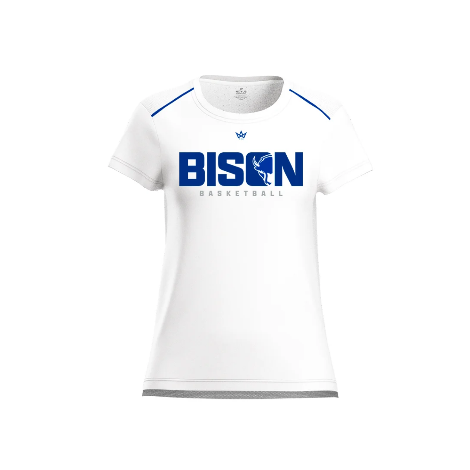 NORTH COLONIE YOUTH BASKETBALL WOMEN'S AURA TEE [WHITE]