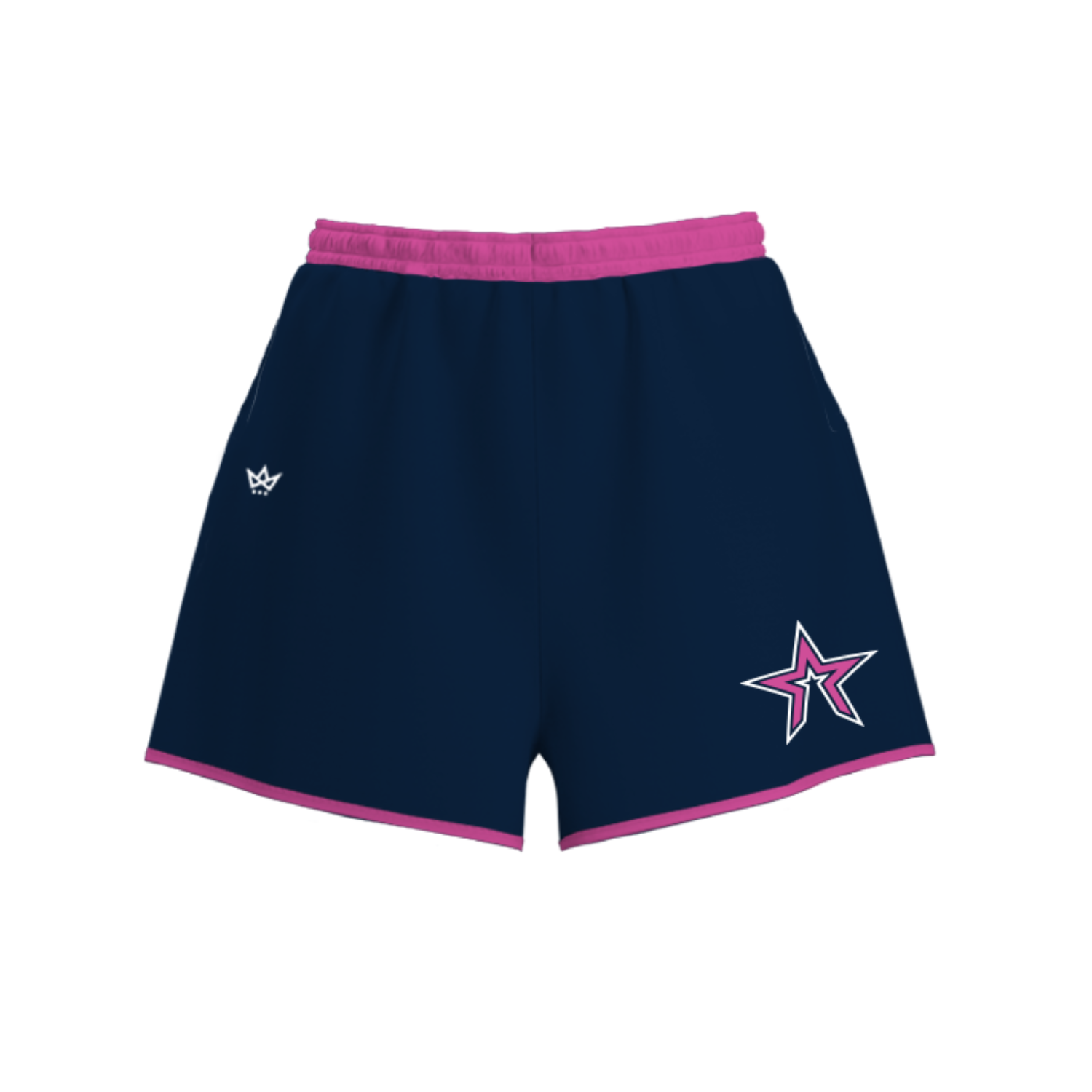 SARATOGA STARS WOMEN'S SUB ASCENSION SHORTS [NAVY/PINK]