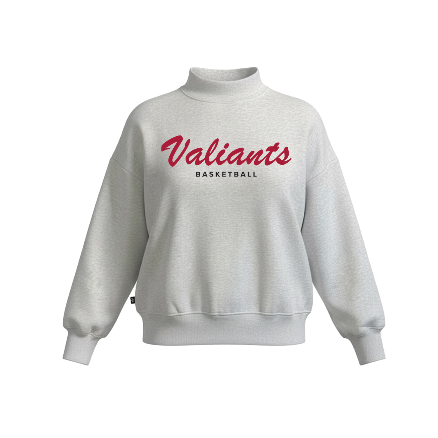 MANHATTANVILLE BASKETBALL WOMEN'S COTTON FLEECE MOCKNECK - SP