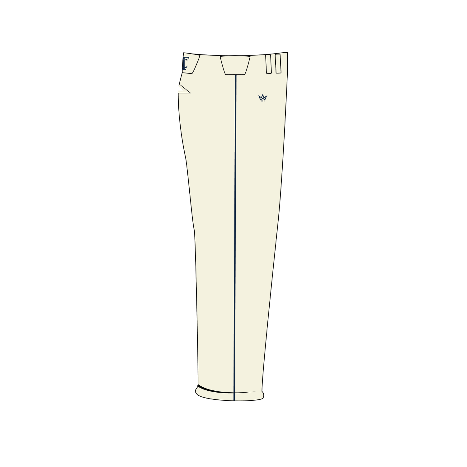 TC BOMBERS FALL 2026 BASEBALL LONG PANTS - CREAM
