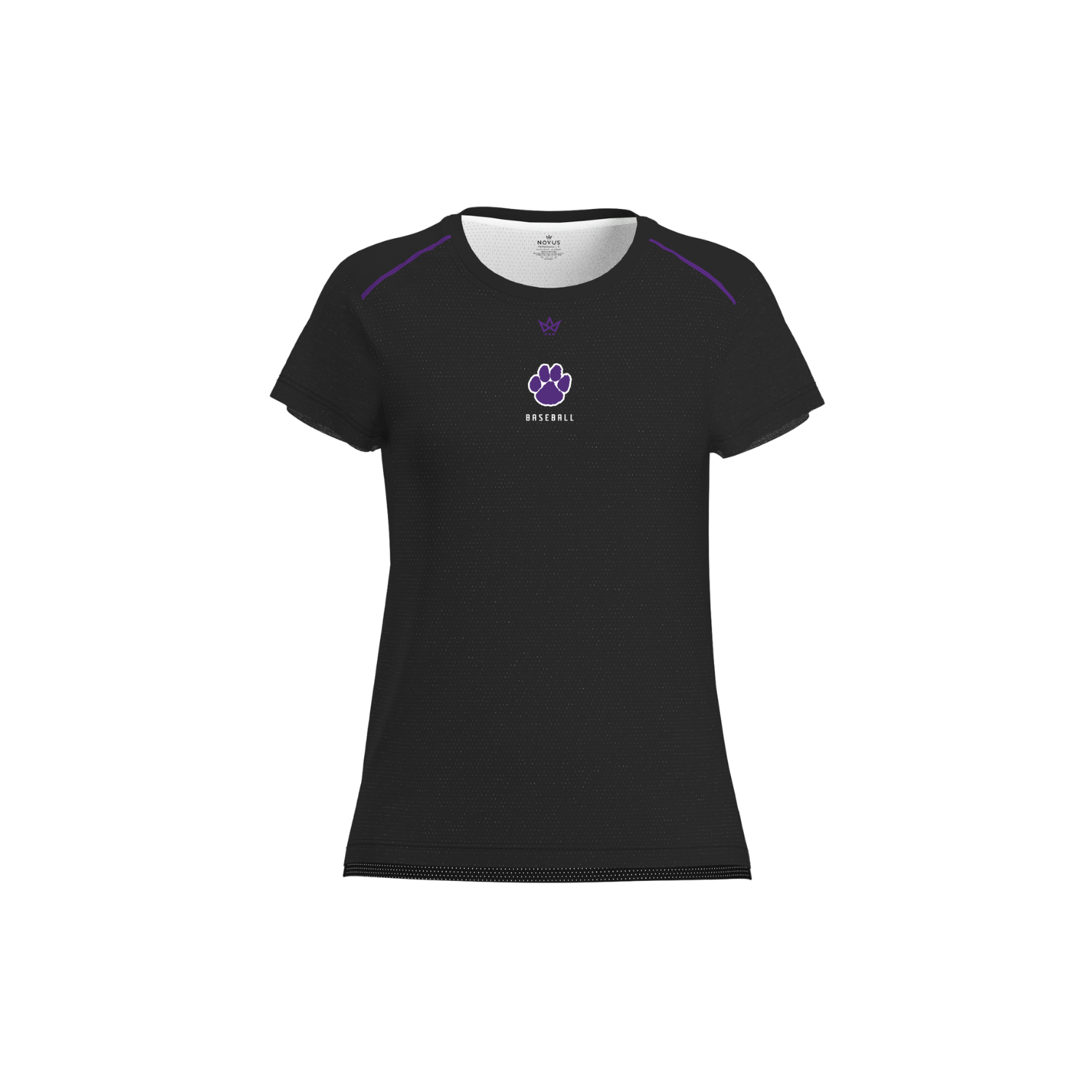 PASCHAL PANTHERS WOMEN'S AURA TEE - BLACK