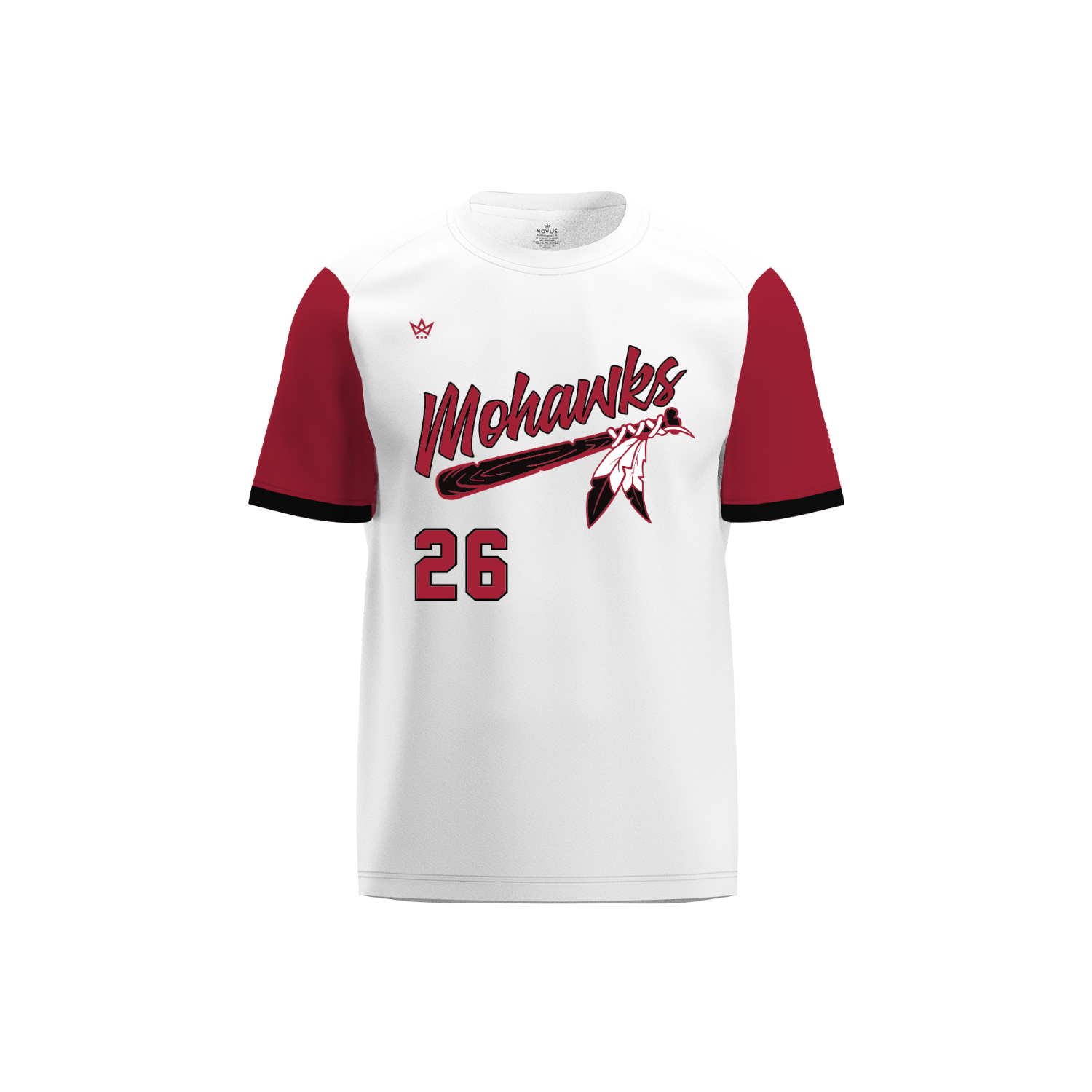SCOTIA GLENVILLE MOHAWKS PERFORMANCE SS JERSEY - WHITE