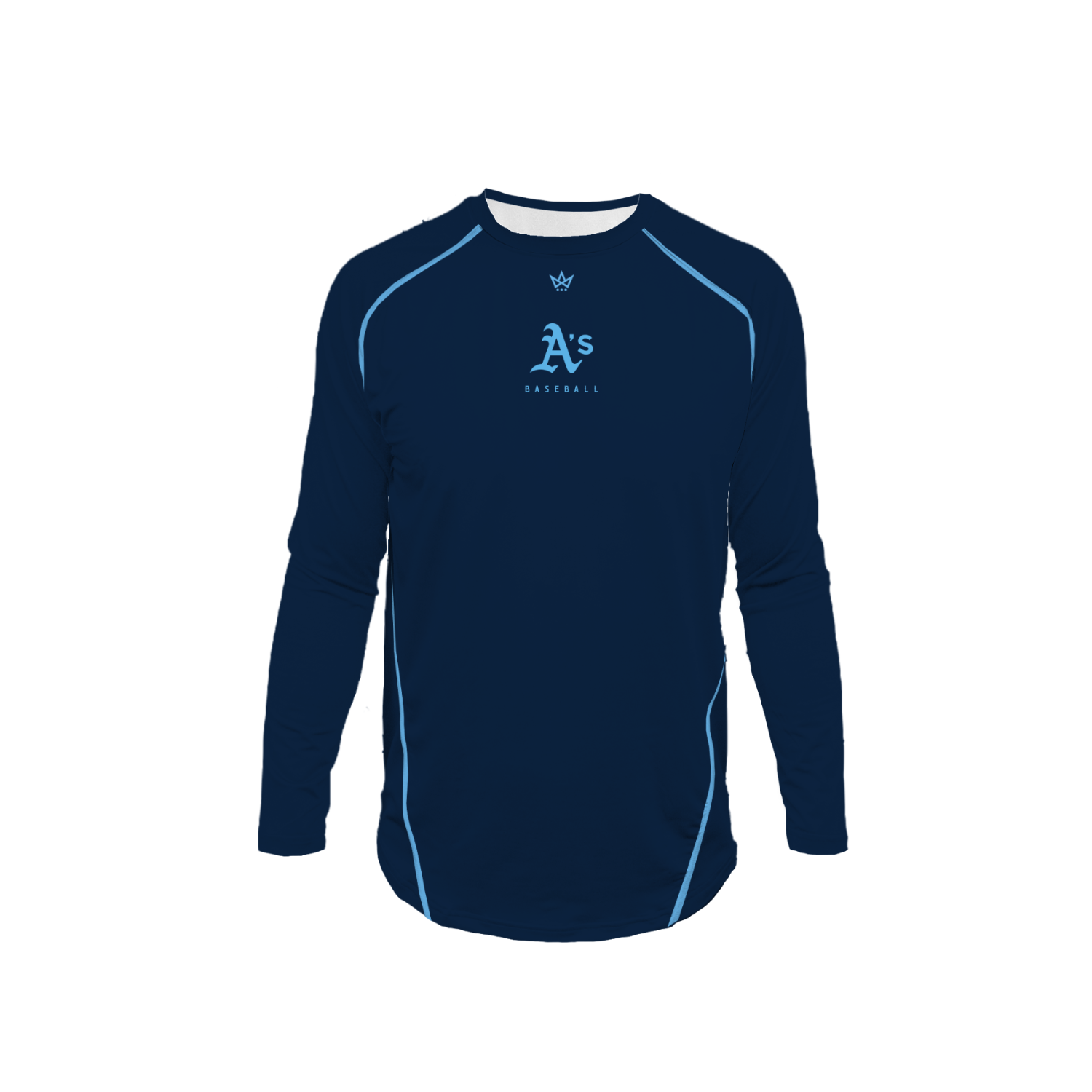 TOP LEVEL ATHLETICS BASEBALL PRO VENTED LS [BLUE]
