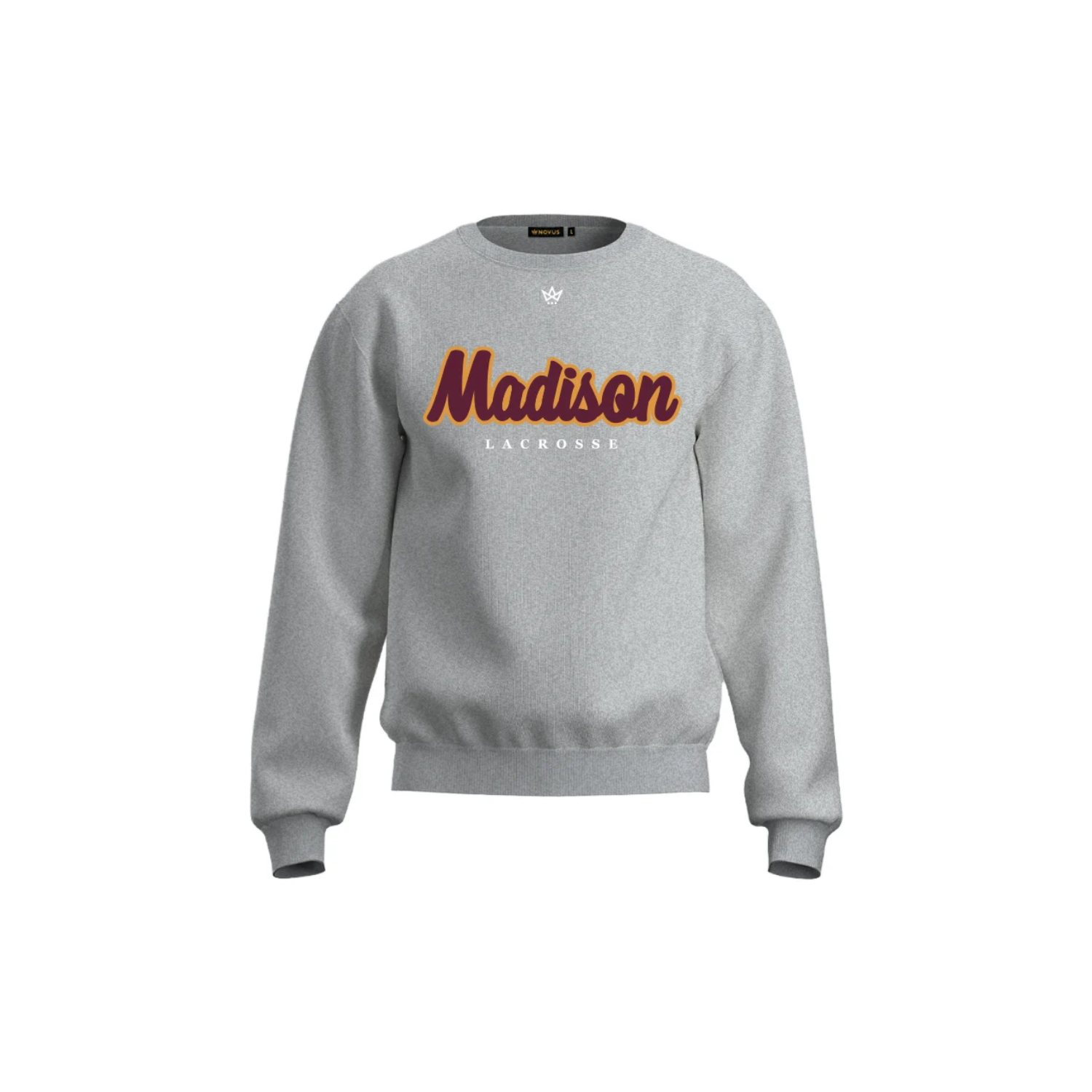 MADISON LACROSSE '26 COTTON FLEECE CREWNECK