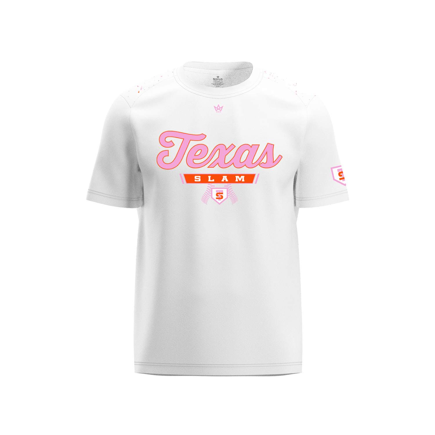 TEXAS SLAM PERFORMANCE SS TEE - ORANGE