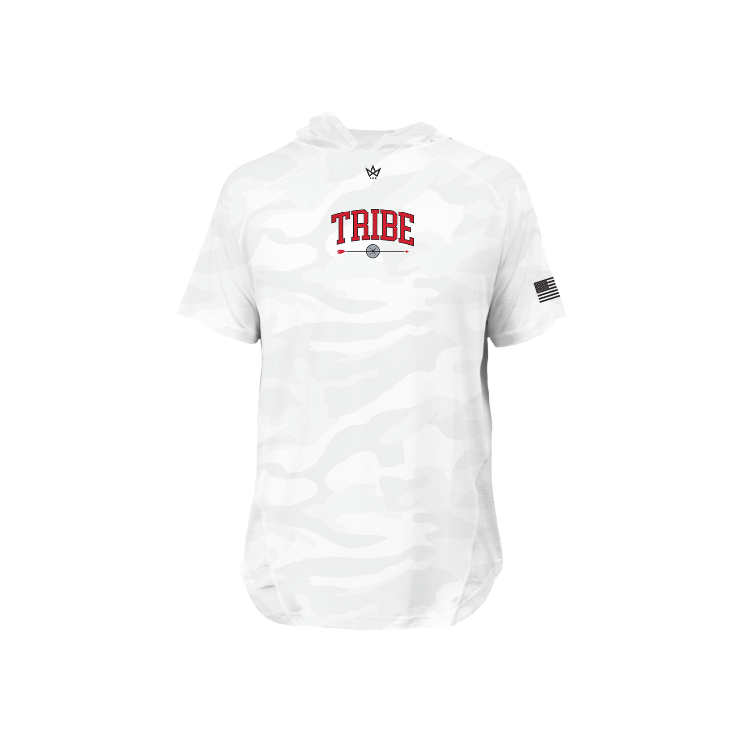 TRIBE PHYSIO PRO VENTED SS HOODIE - WHITE