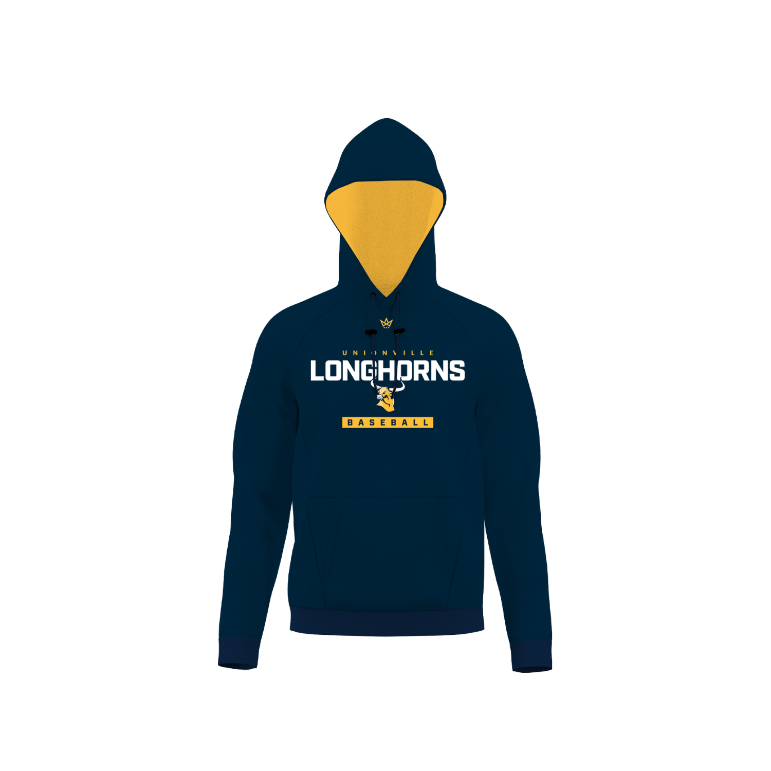 UNIONVILLE HS BASEBALL SUB PERFORMANCE FLEECE HOODIE [NAVY]
