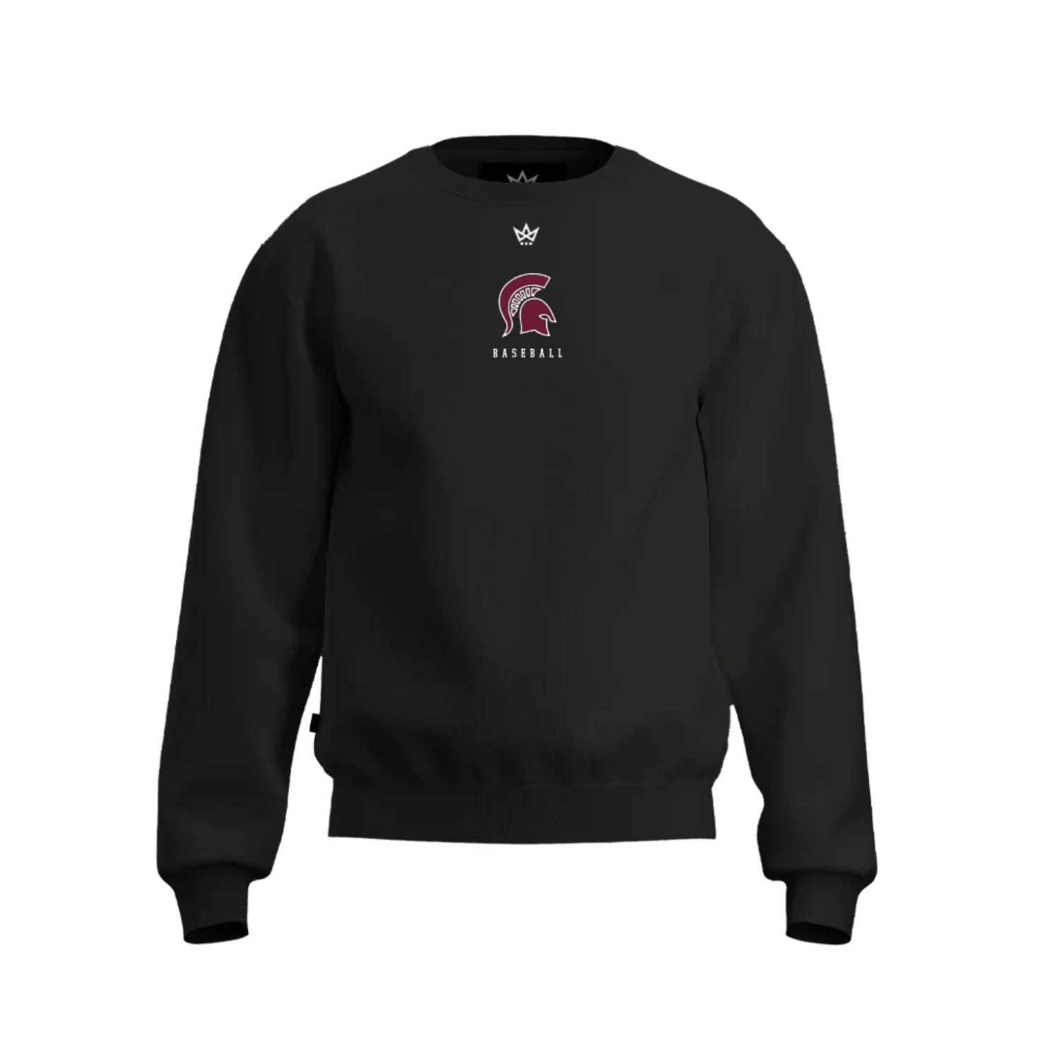 BHBL BASEBALL HOLIDAY STORE ACCESS COTTON FLEECE CREWNECK [BLACK]