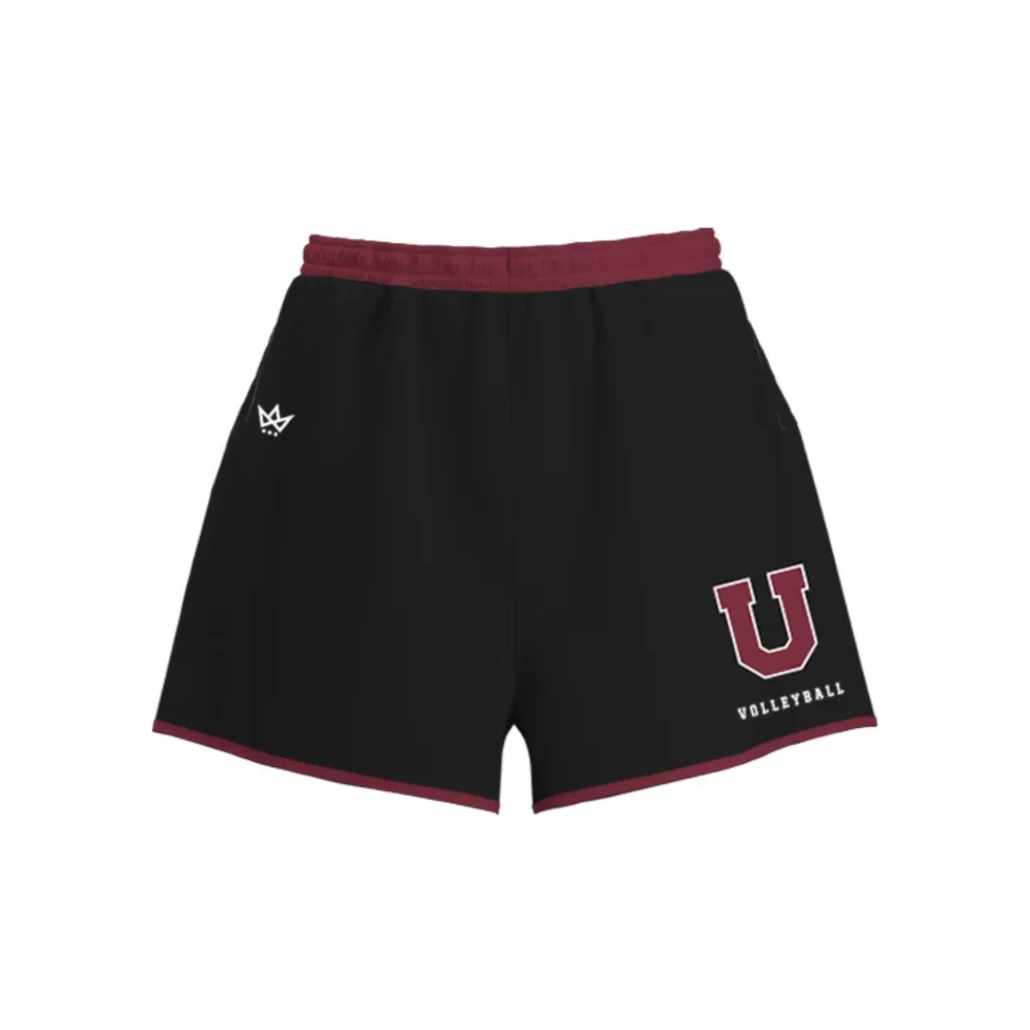 UNION COLLEGE VOLLEYBALL WOMEN'S SUB ASCENSION SHORTS [BLACK]