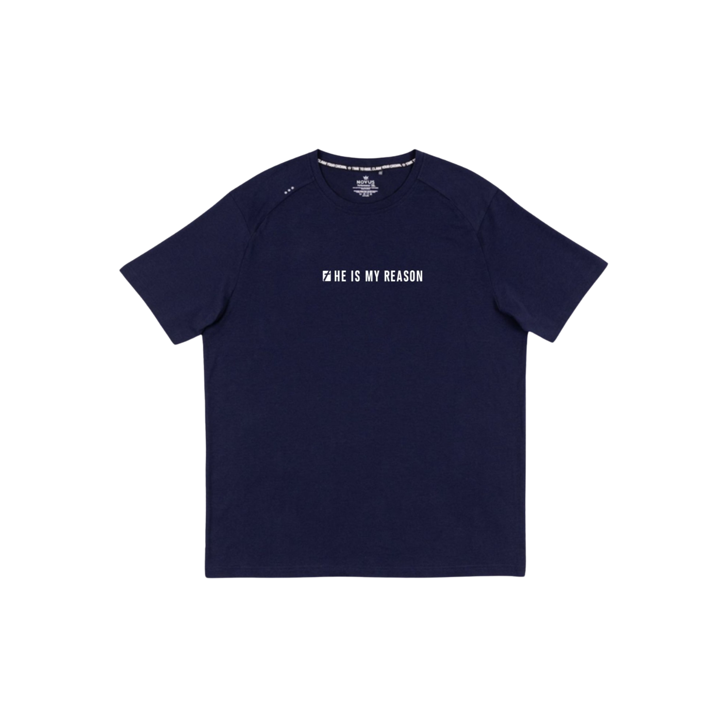 VARSITY CATHOLIC SEEK26 TRINITY SS TEE - NAVY