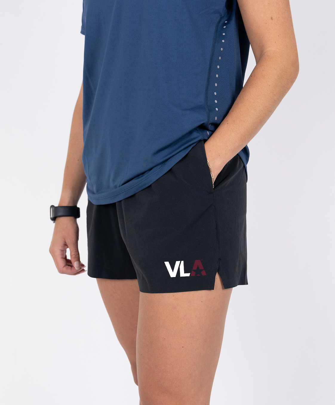 VOLLEYBALL LEAGUE  OF AMERICA '26 WOMEN'S TRAINING SHORT - ONYX