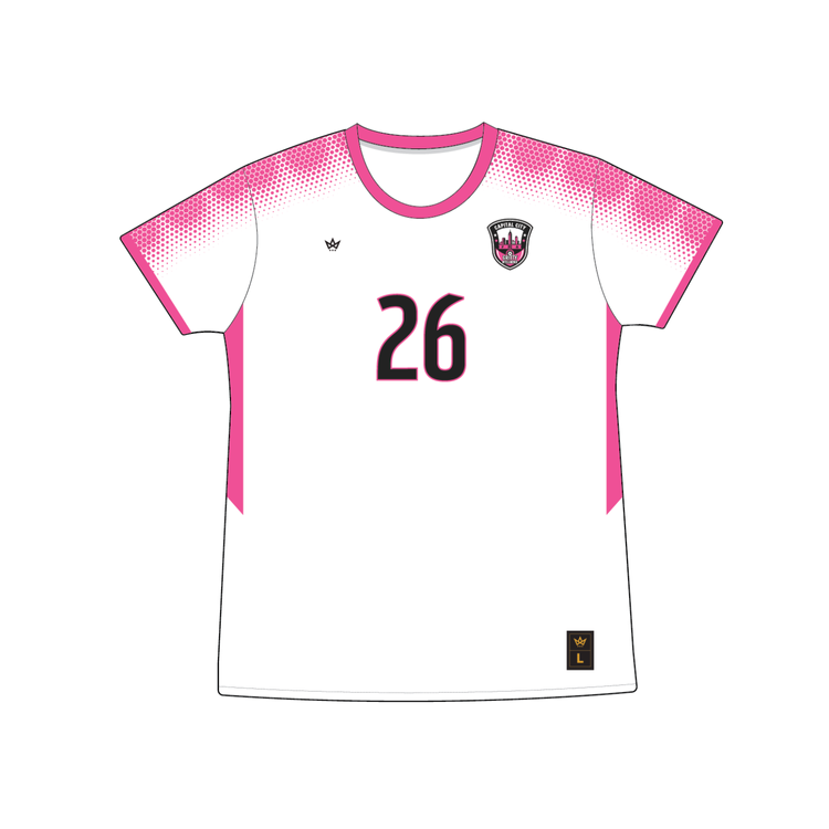 CAPITAL CITY FC WOMEN'S SOCCER GAME JERSEY (CREW) [WOMENS WHITE GAME]