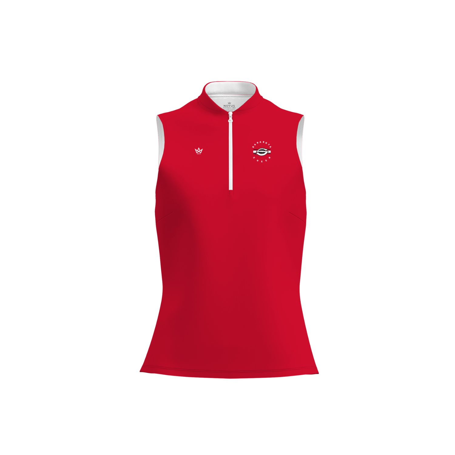 SARASOTA SUN DEVILS CHEER WOMEN'S SUB PERFORMANCE SLEEVELESS POLO