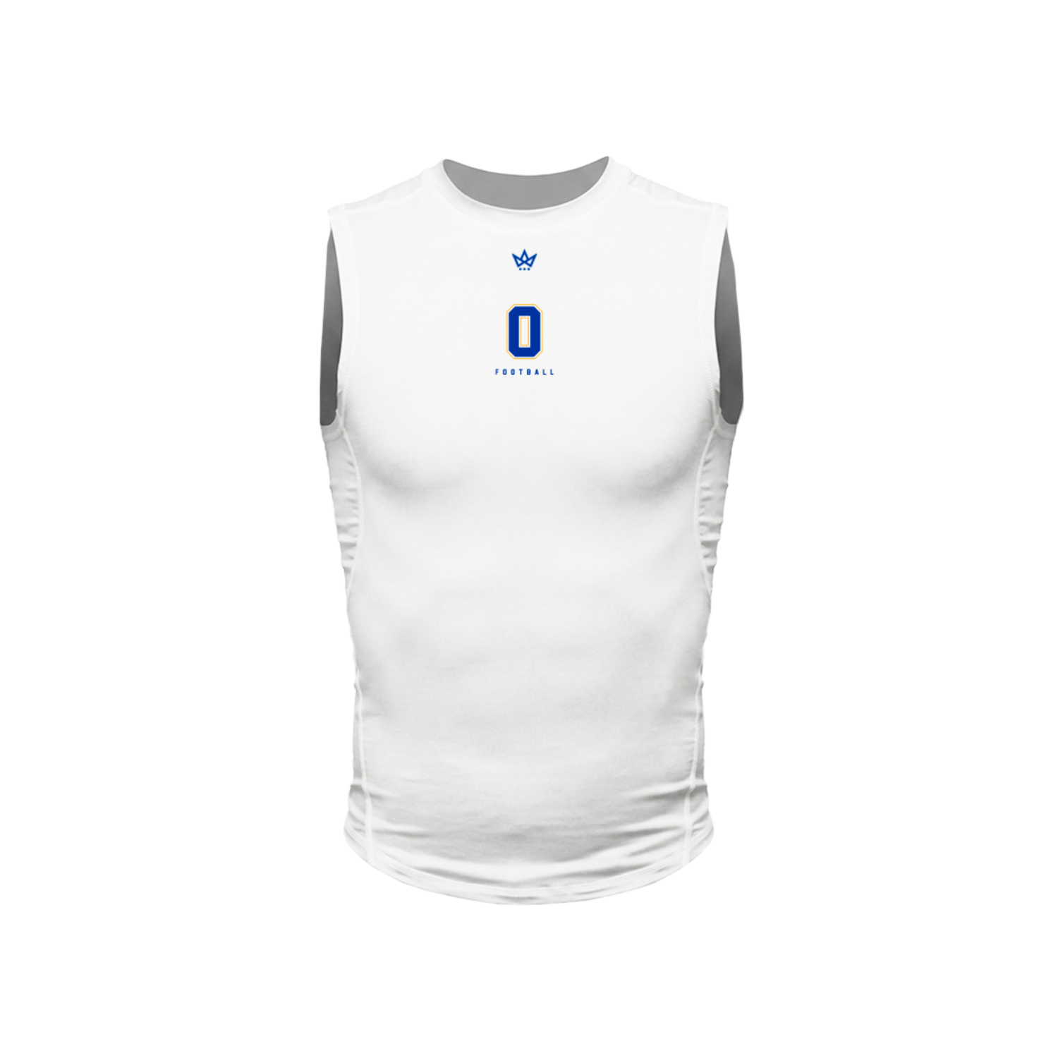 ONEONTA HS FOOTBALL PERFORMANCE COMPRESSION CUT OFF - WHITE