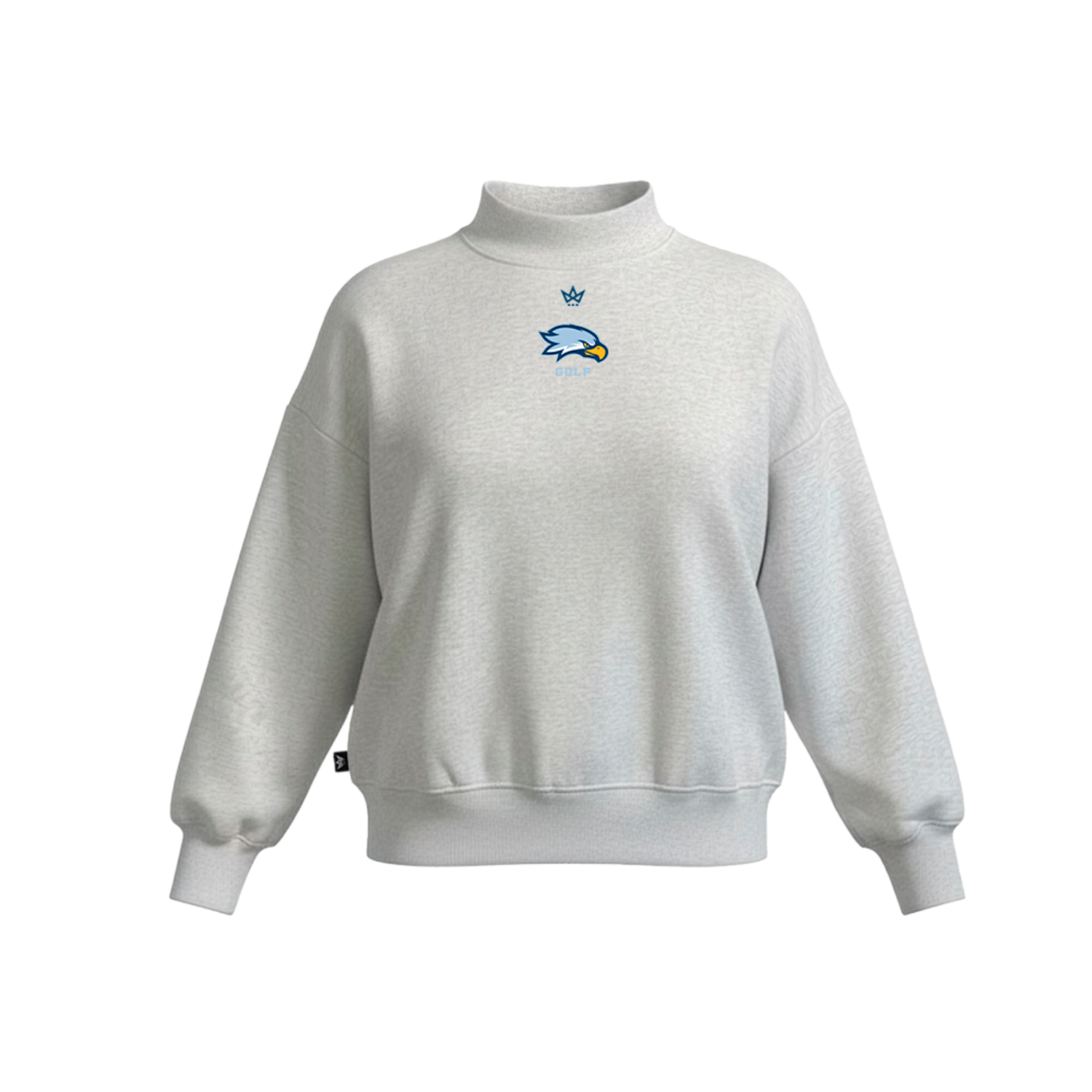 ROGER WILLIAMS GOLF WOMEN'S COTTON FLEECE MOCKNECK - EMB