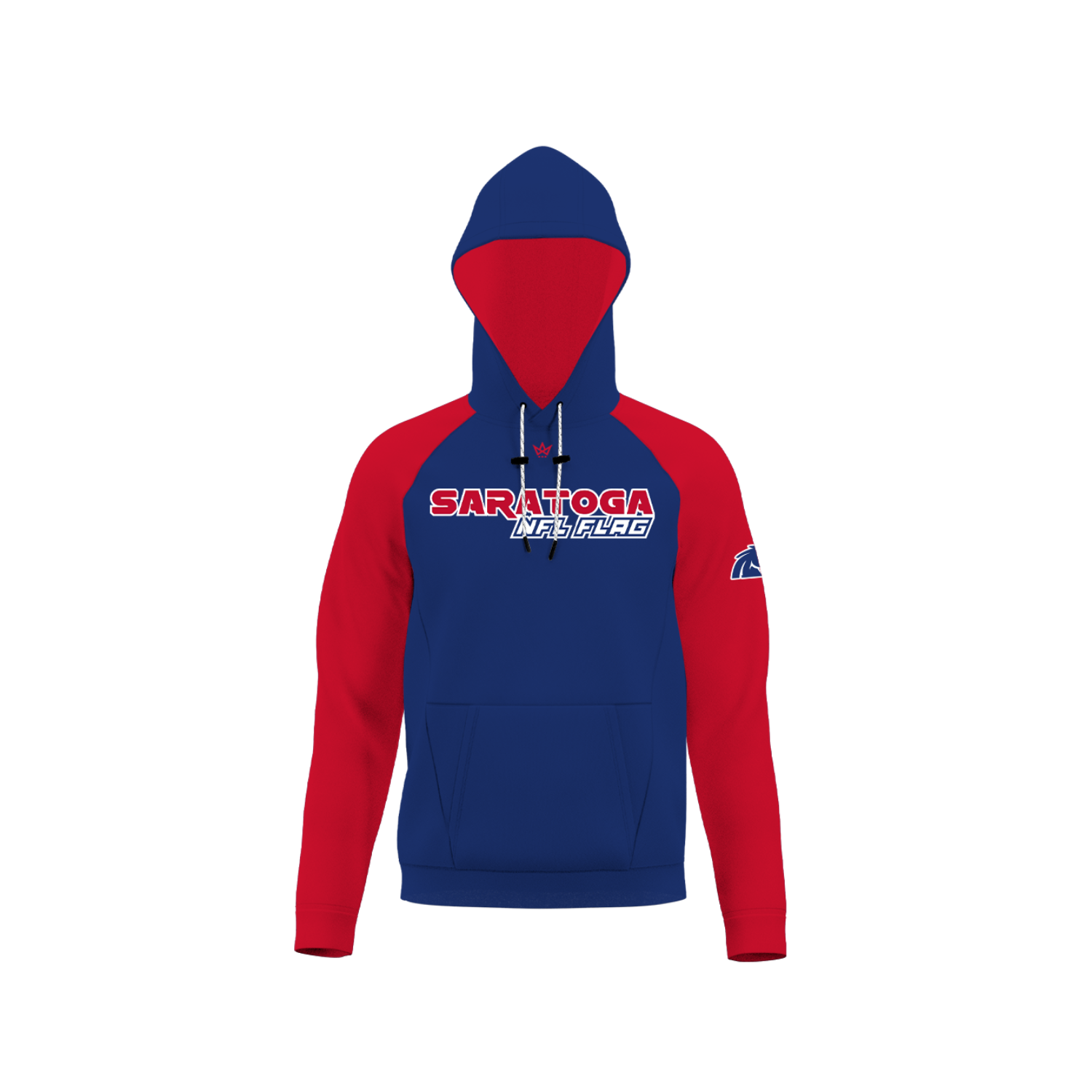 SARATOGA NFL FLAG FOOTBALL SUB PERFORMANCE FLEECE HOODIE