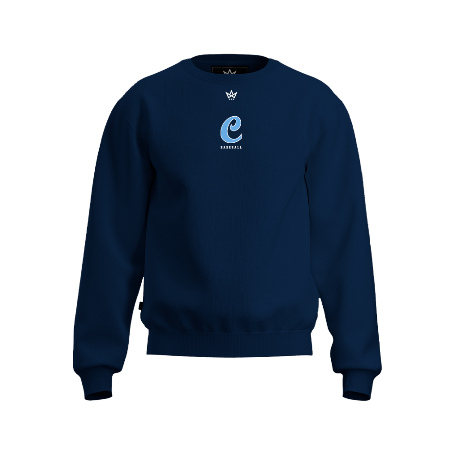 COLUMBIA CLIPPERS 9U COTTON FLEECE CREWNECK [NAVY]
