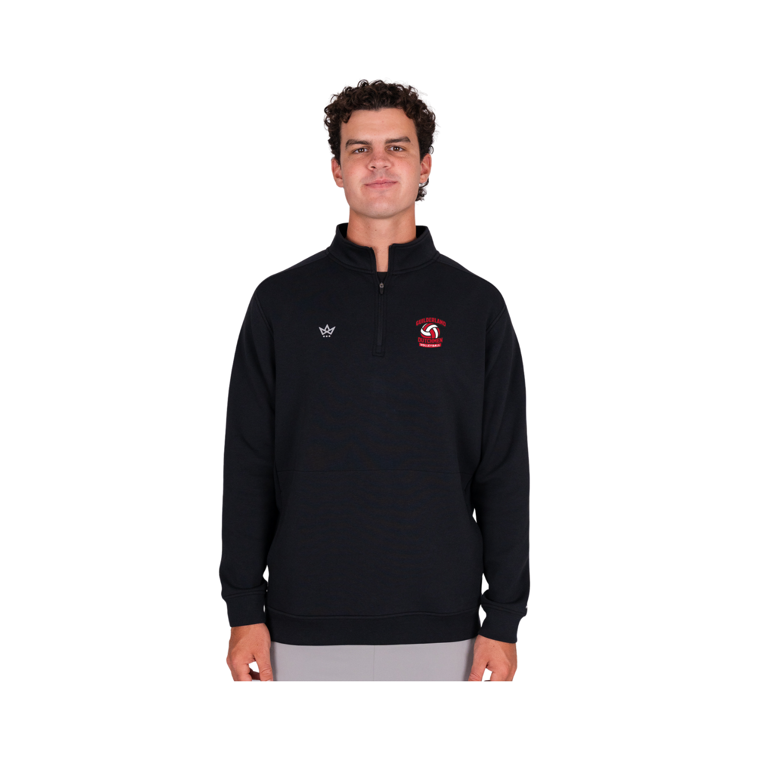 GUILDERLAND VOLLEYBALL ROYALKNIT QUARTER-ZIP - ONYX
