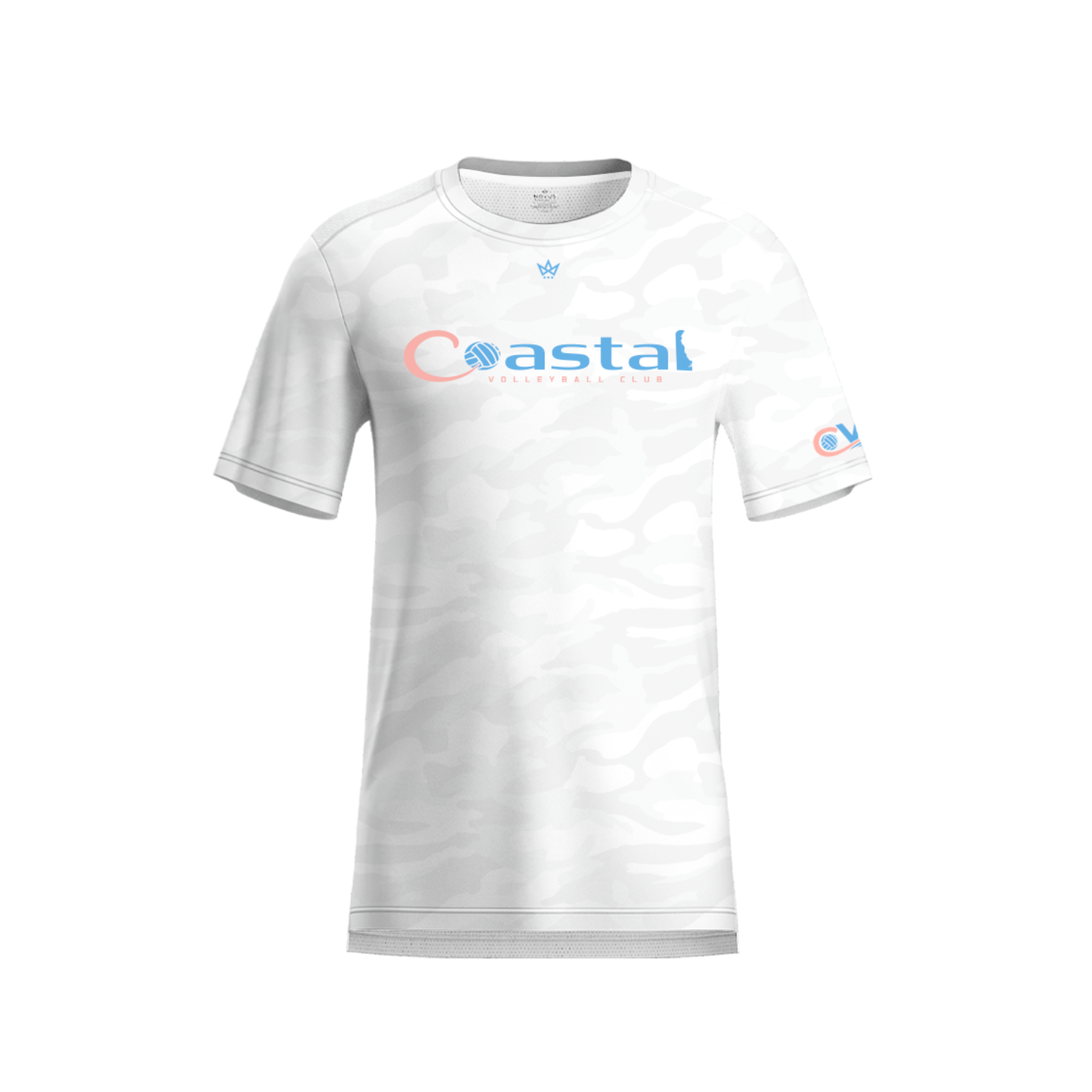 COASTAL VOLLEYBALL CLUB DE AURA TEE [WHITE CAMO]