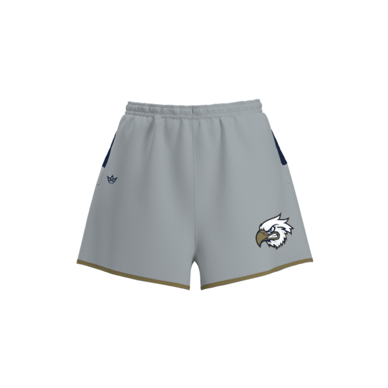 NIGHTHAWKS LACROSSE WOMEN'S VENTUS SHORTS - GREY