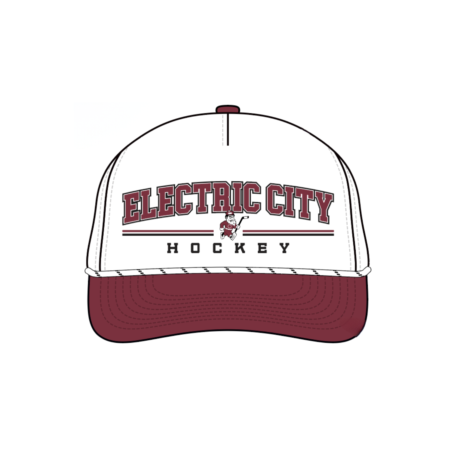 1795 HOCKEY COLLECTIVE STRUCTURED 5-PANEL SNAPBACK