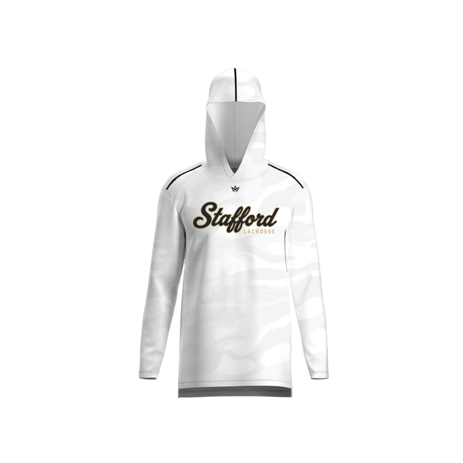 STAFFORD LACROSSE AURA LS HOODIE - WHITE