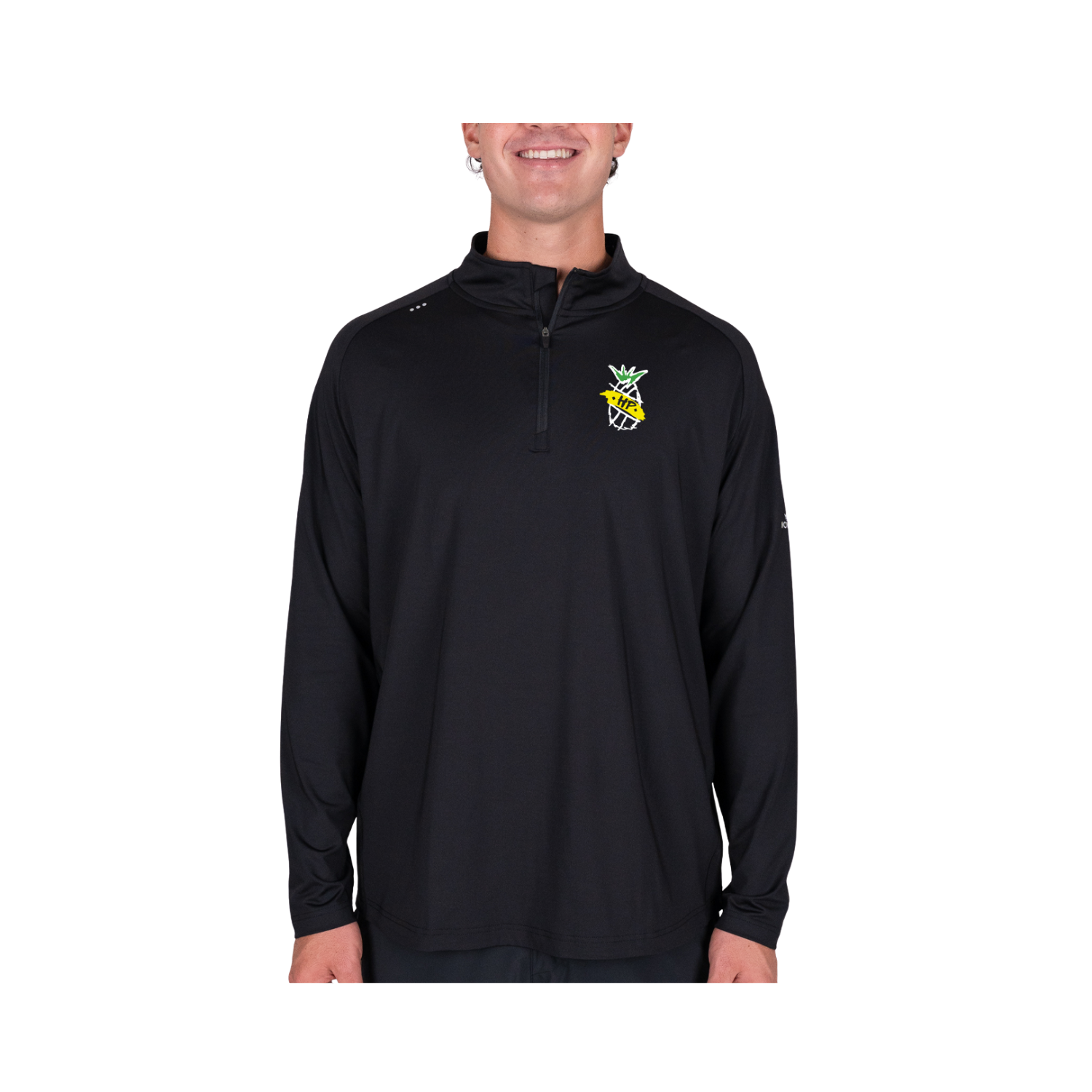 PINEAPPLE HP '26 ASCENSION  QUARTER-ZIP - ONYX