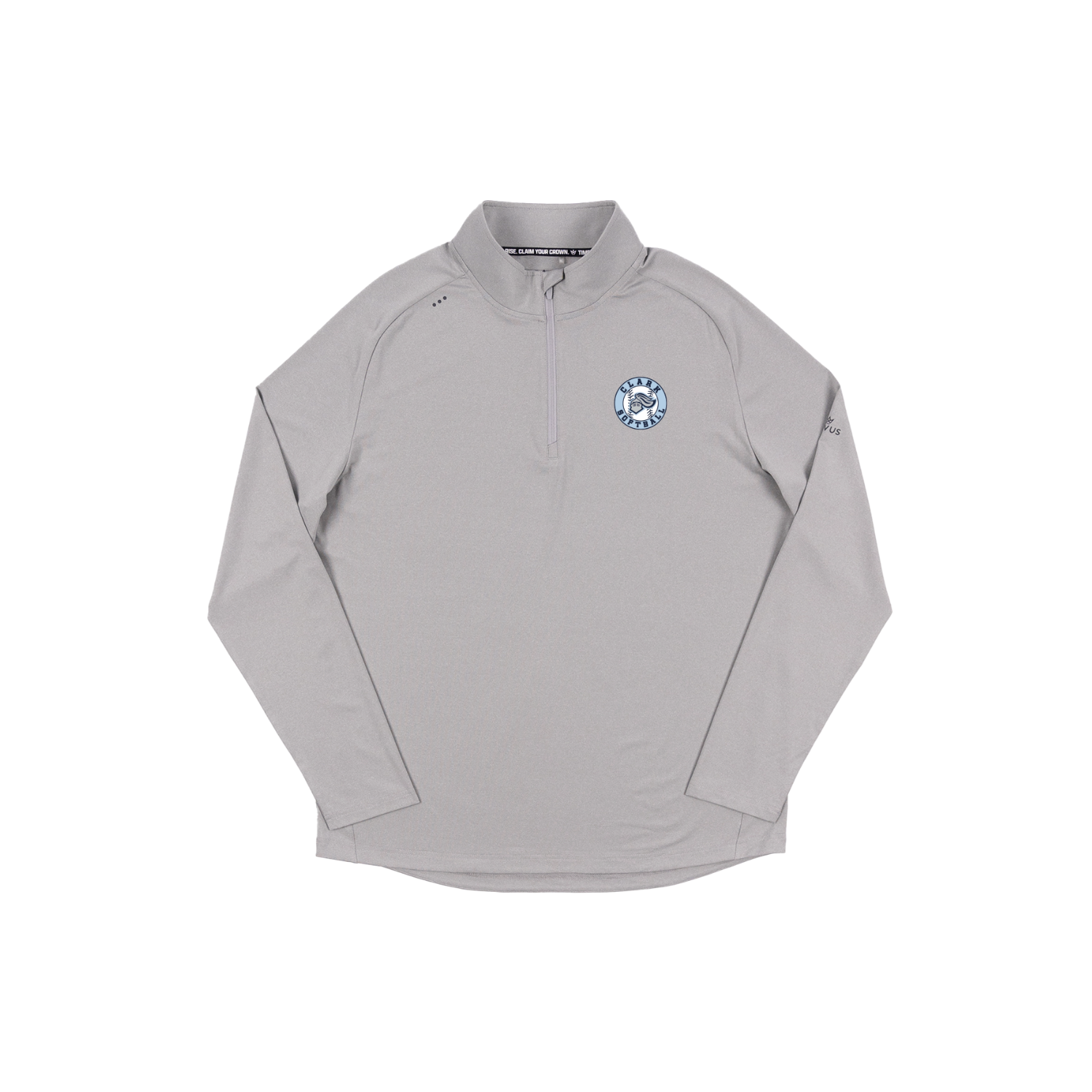CLARK SOFTBALL '26 ASCENSION  QUARTER-ZIP - HEATHER STERLING