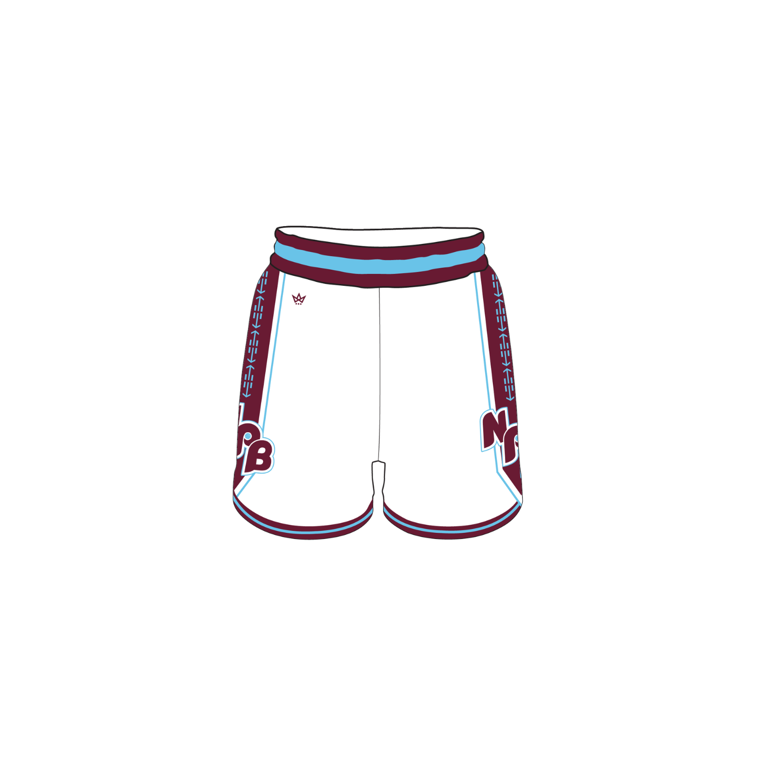 NEXT PLAY BASKETBALL '26 WOMEN'S BASKETBALL SHORTS - WHITE